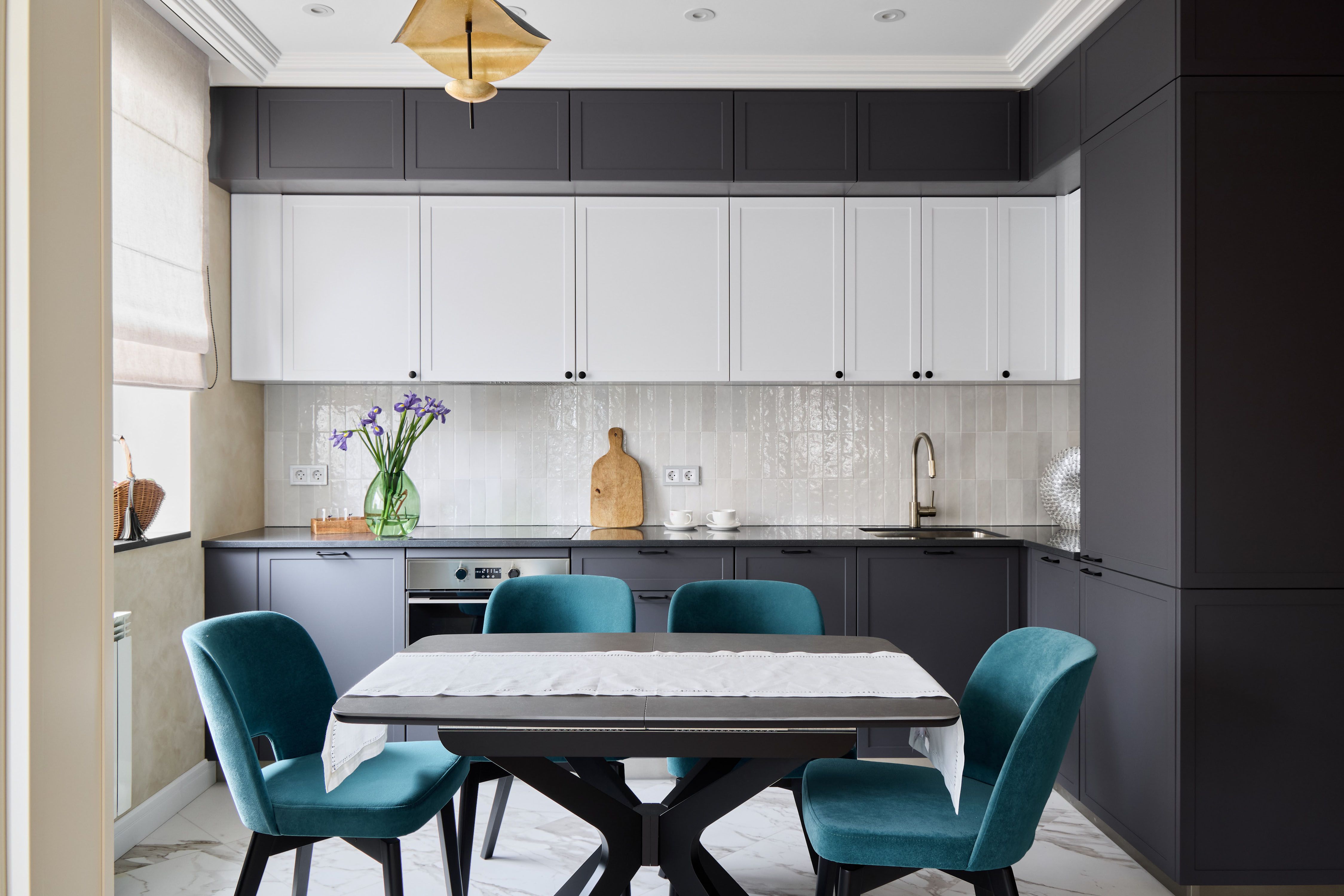 colorful kitchen accents