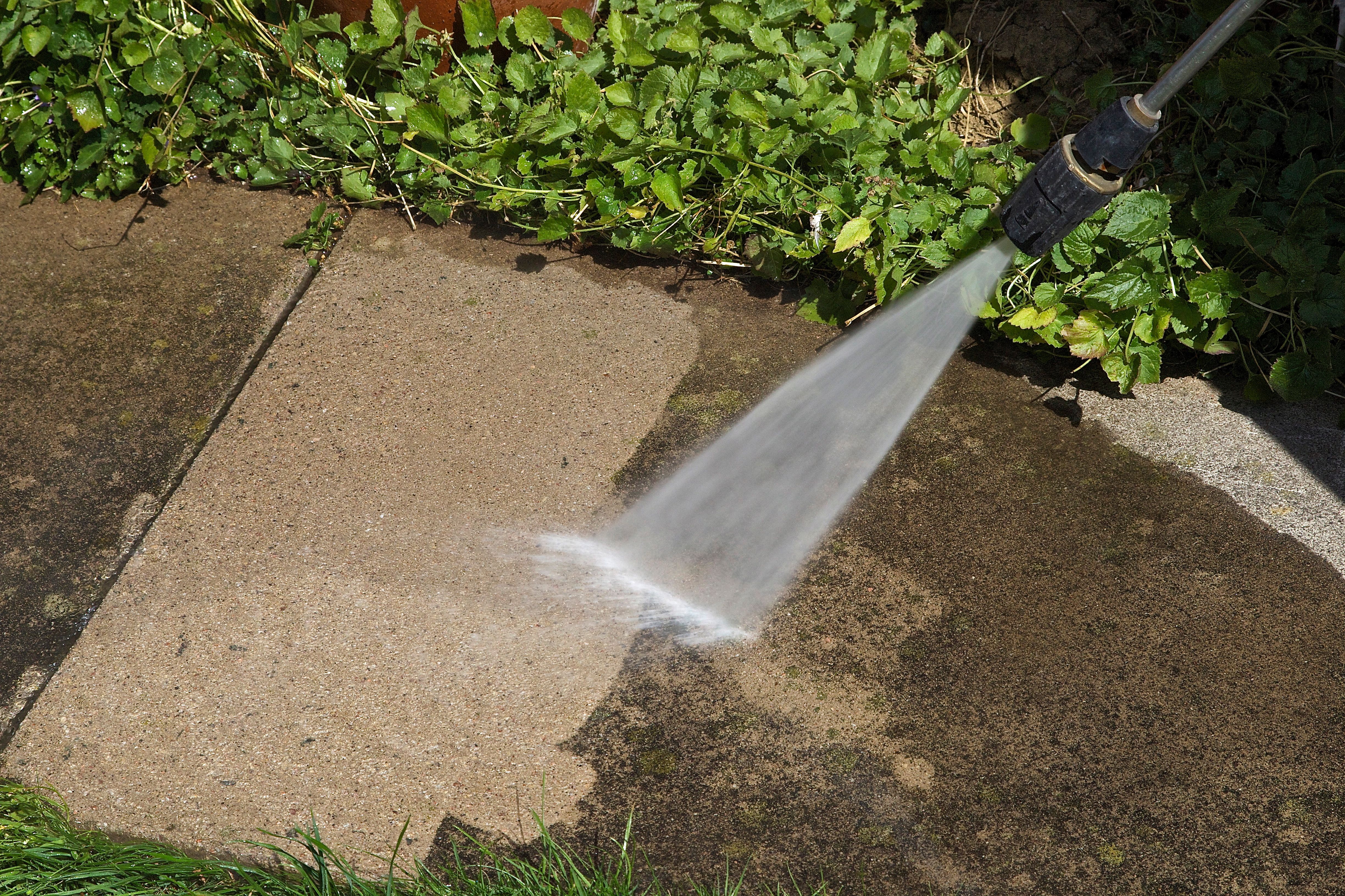 pressure washer concrete
