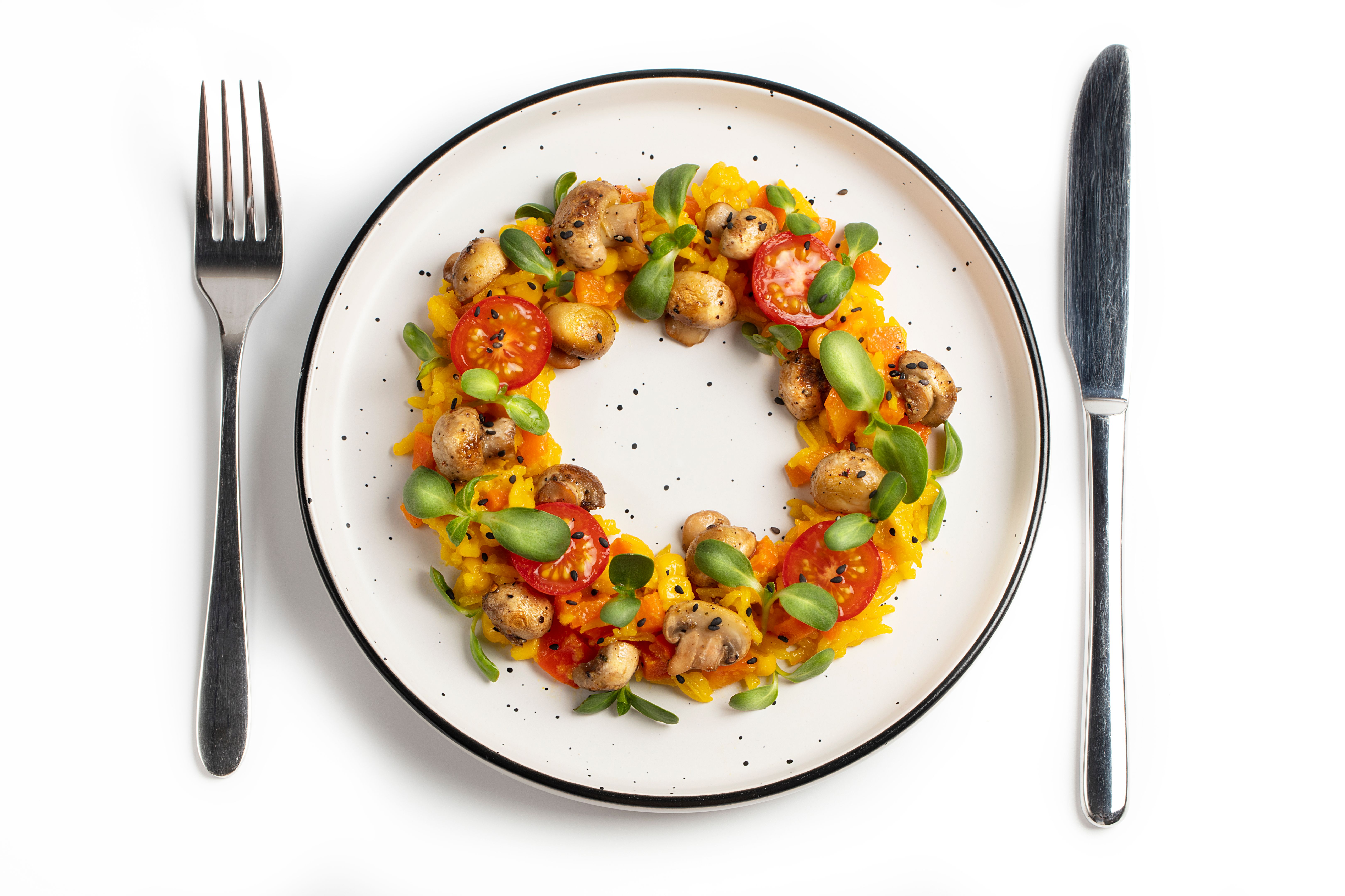 gourmet vegan dish