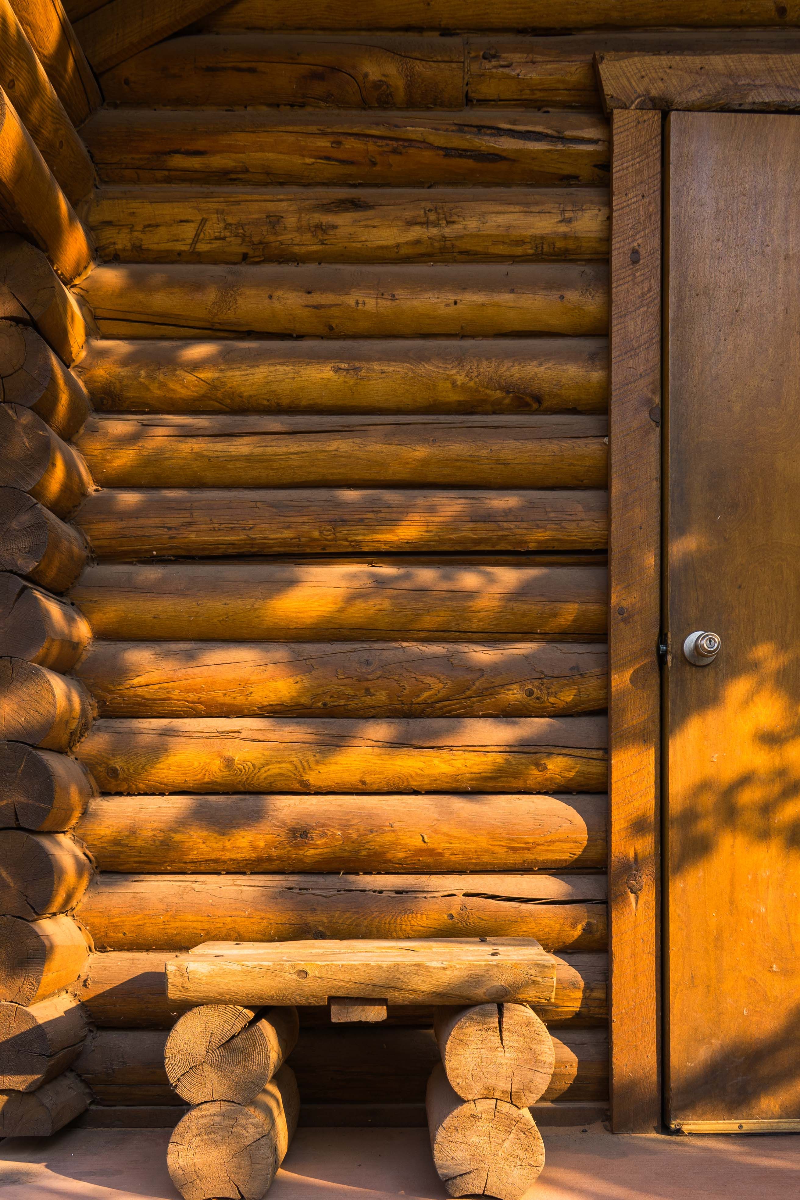 rural log cabin