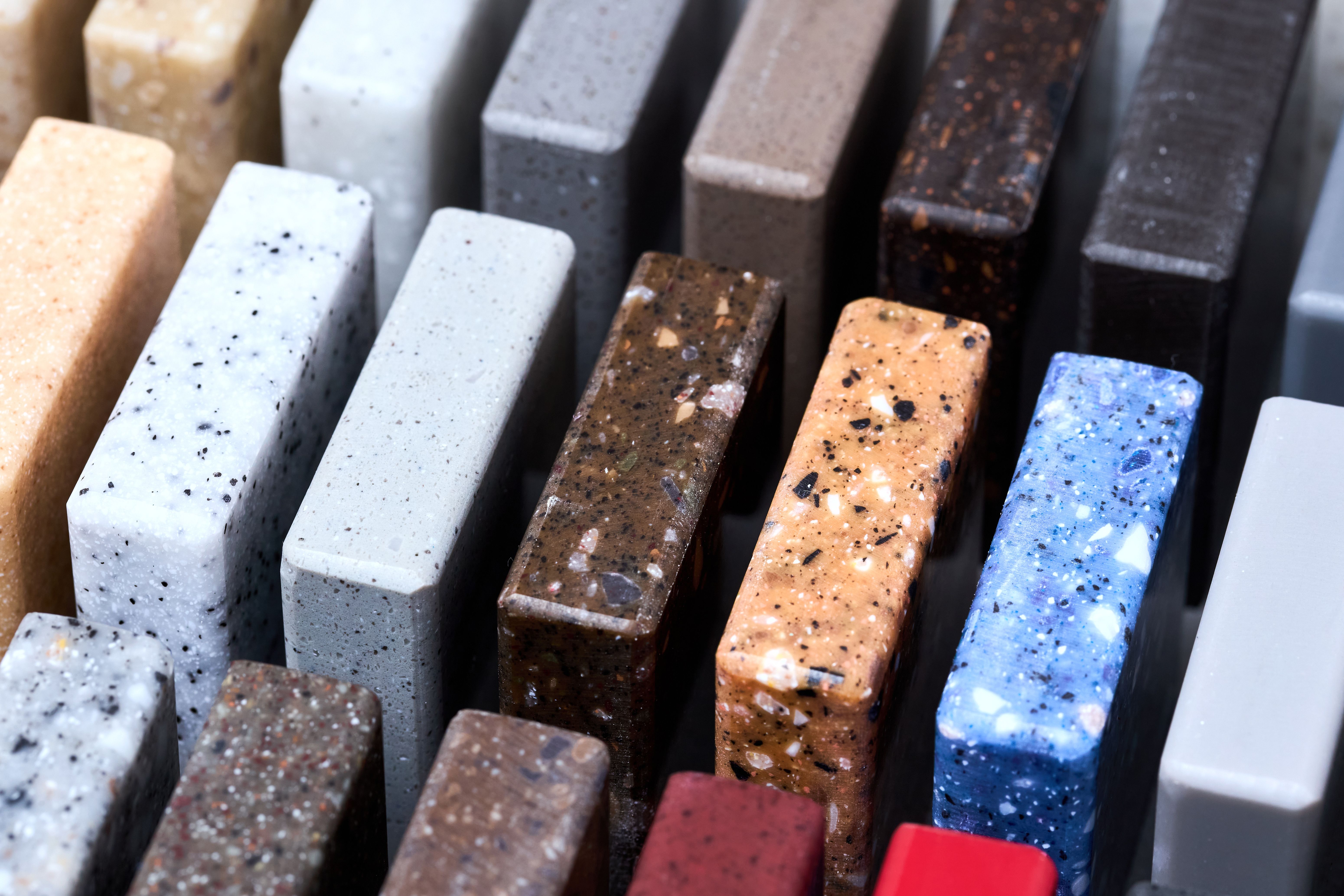 colorful stone countertops