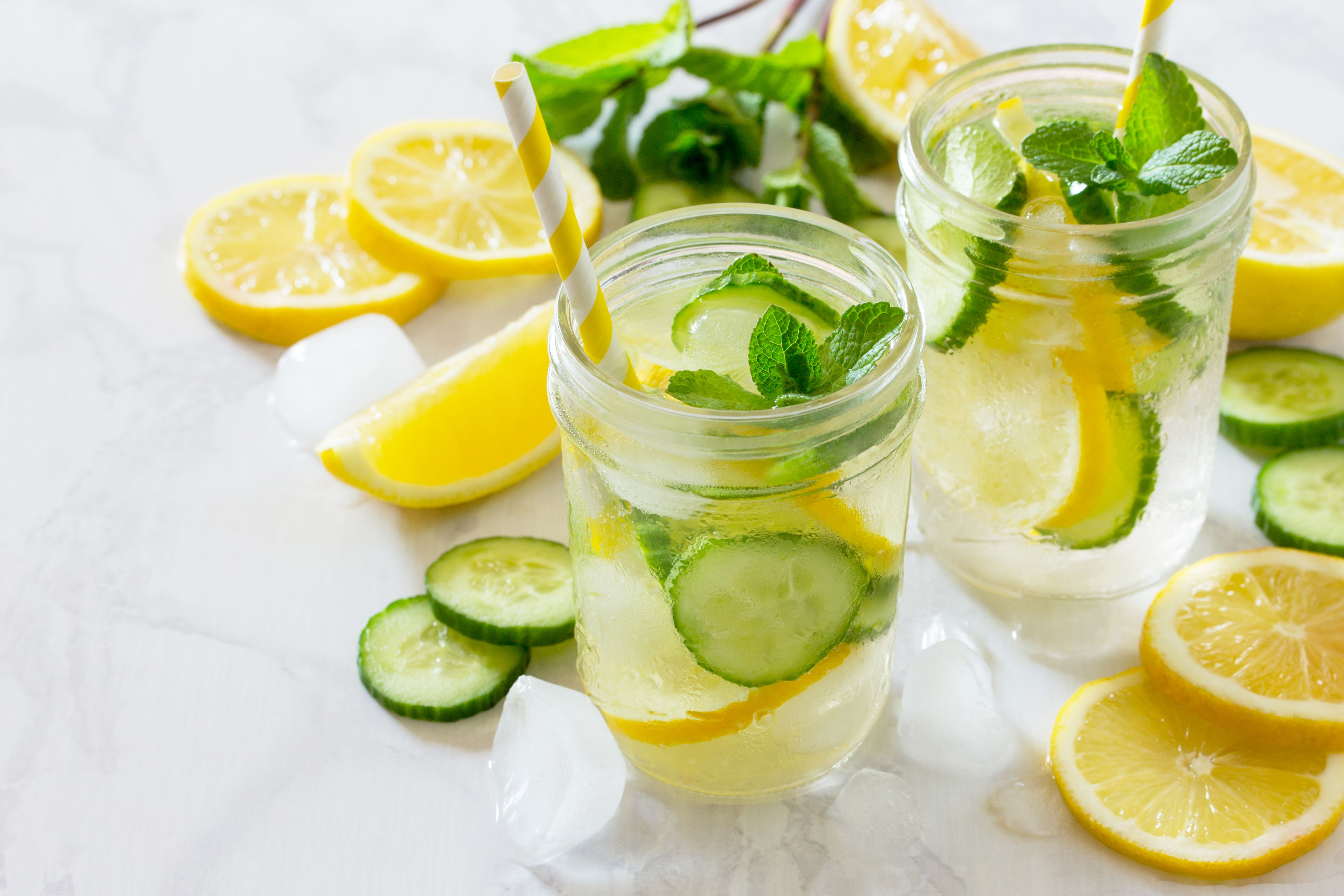 refreshing infused water