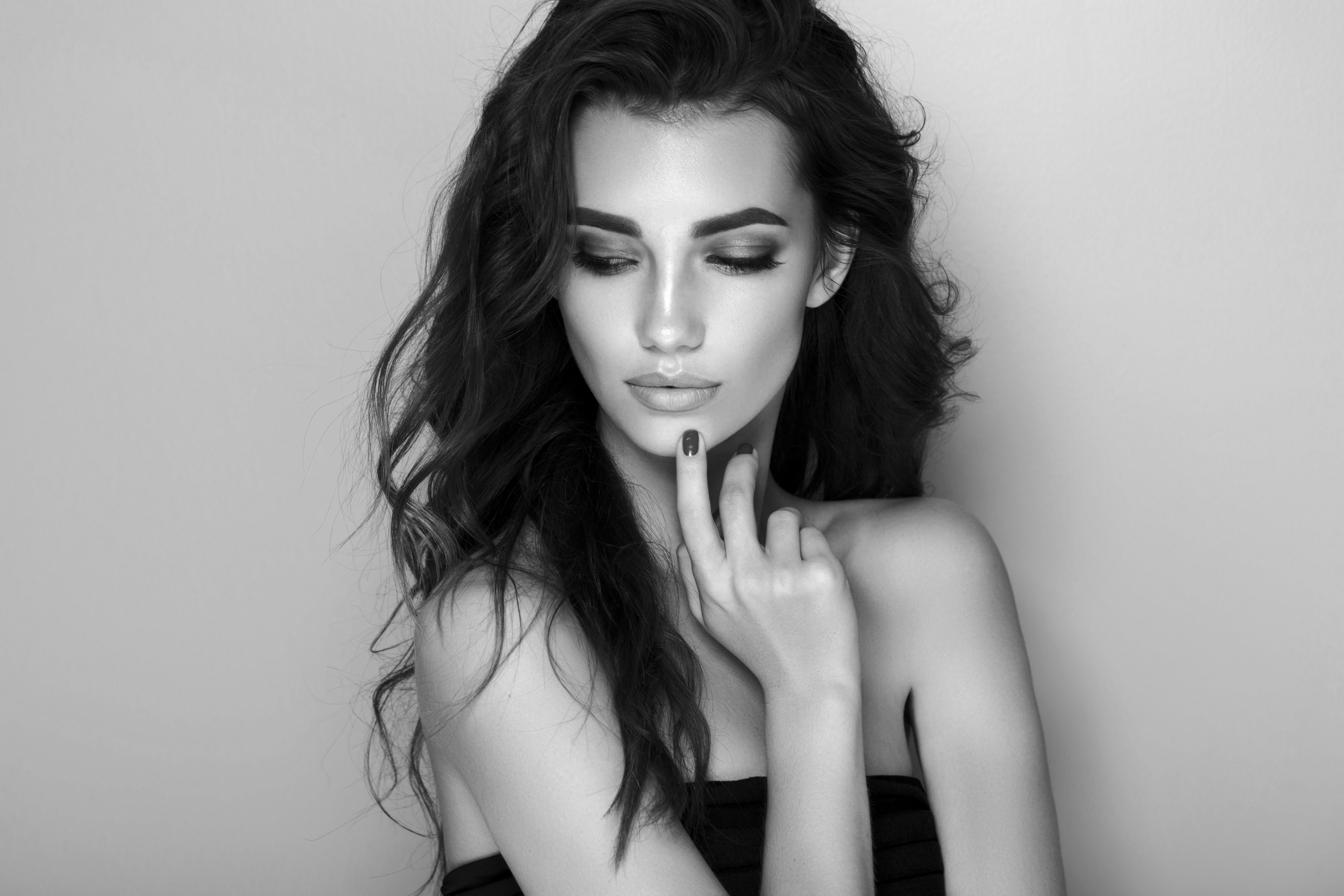 Portrait of a nice looking woman Portrait of a nice looking woman