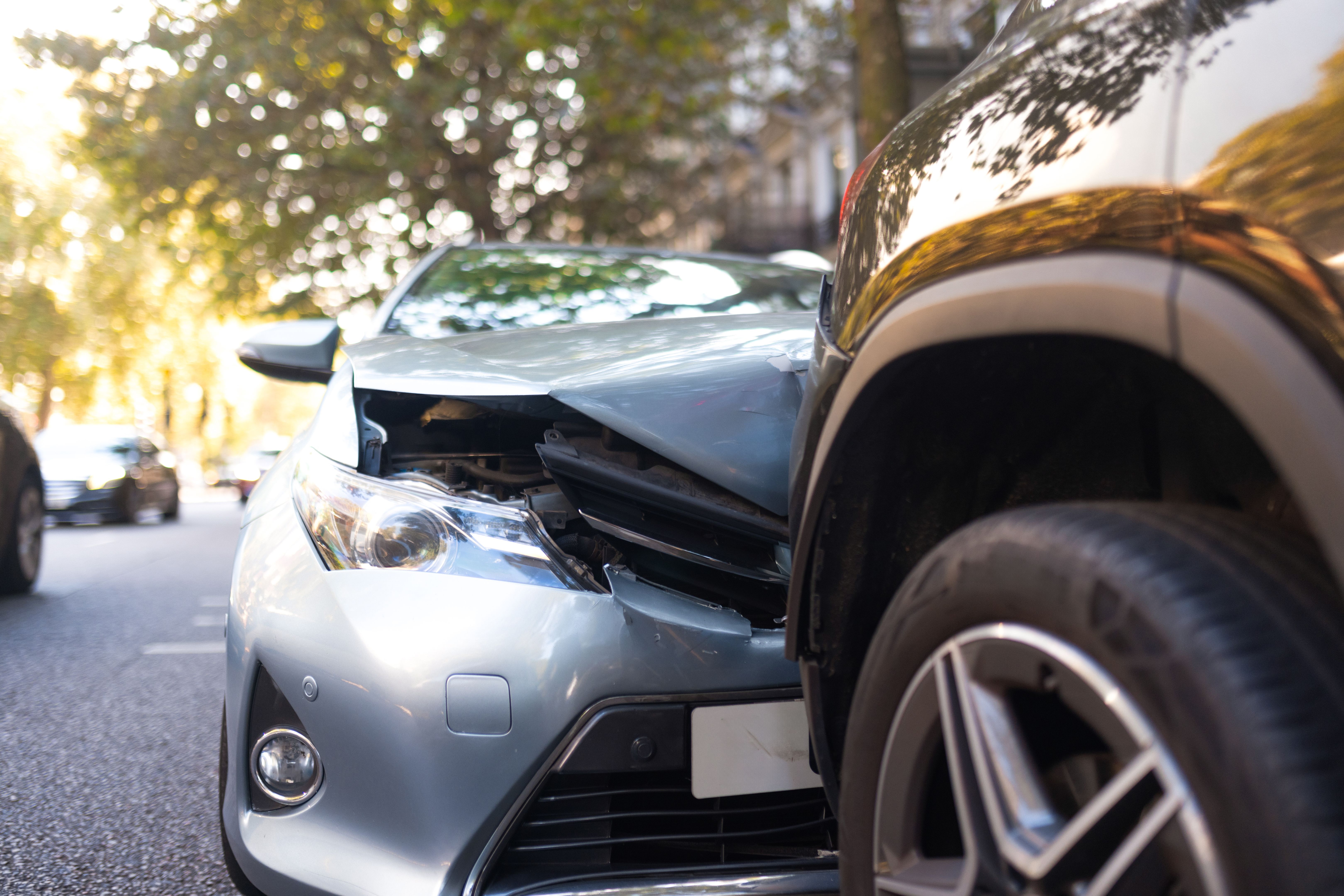 car accident scene