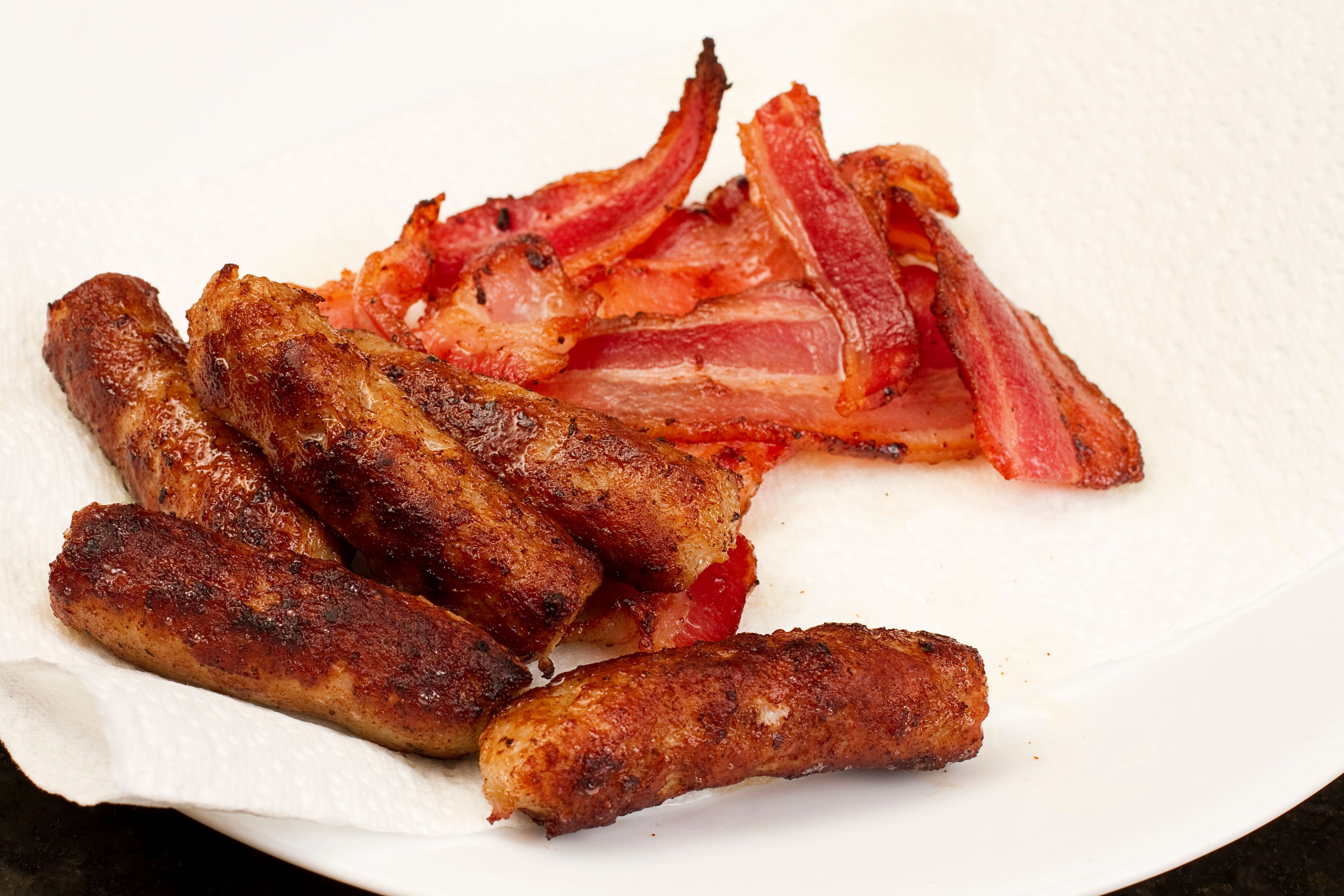 bacon sausages