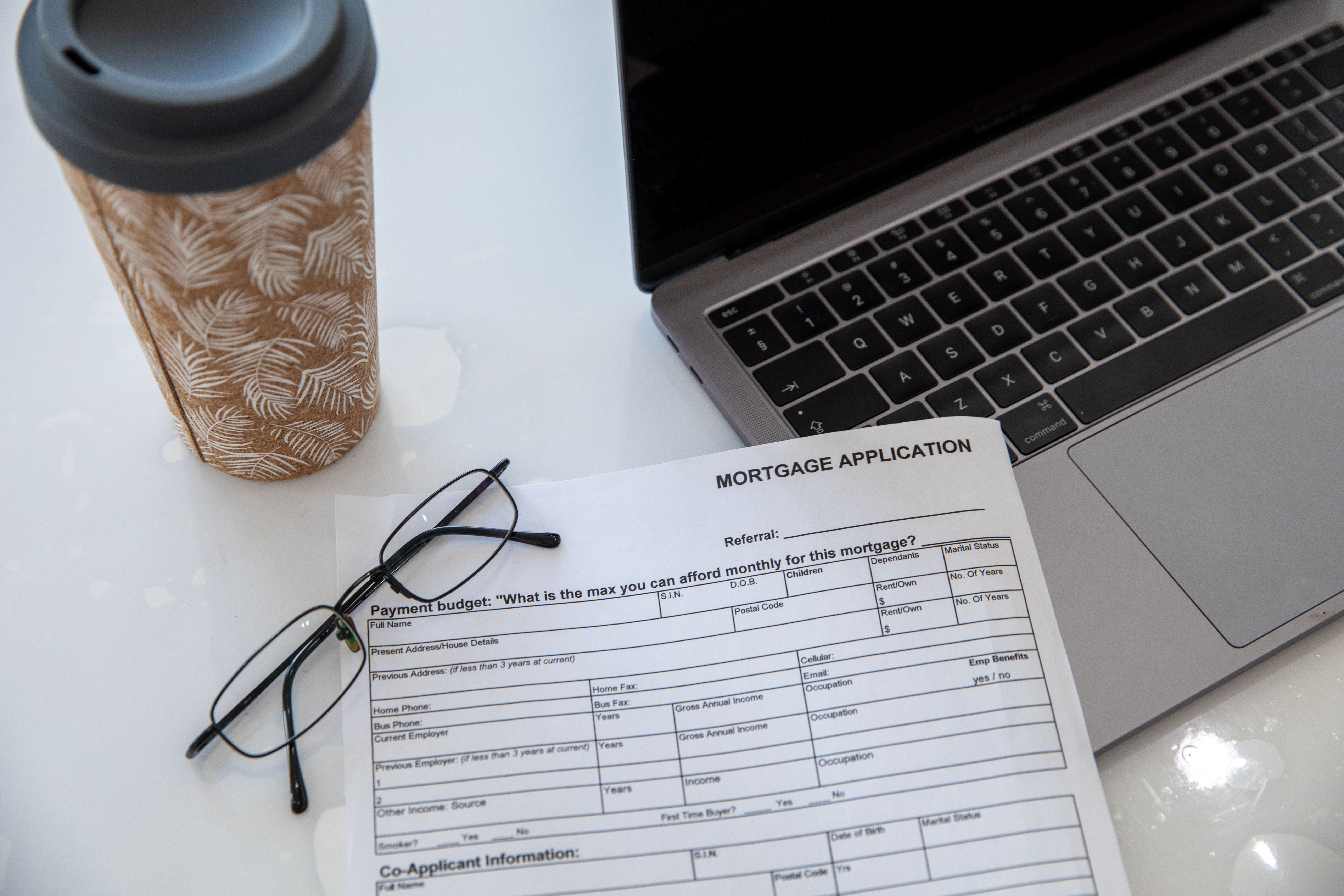 online mortgage application