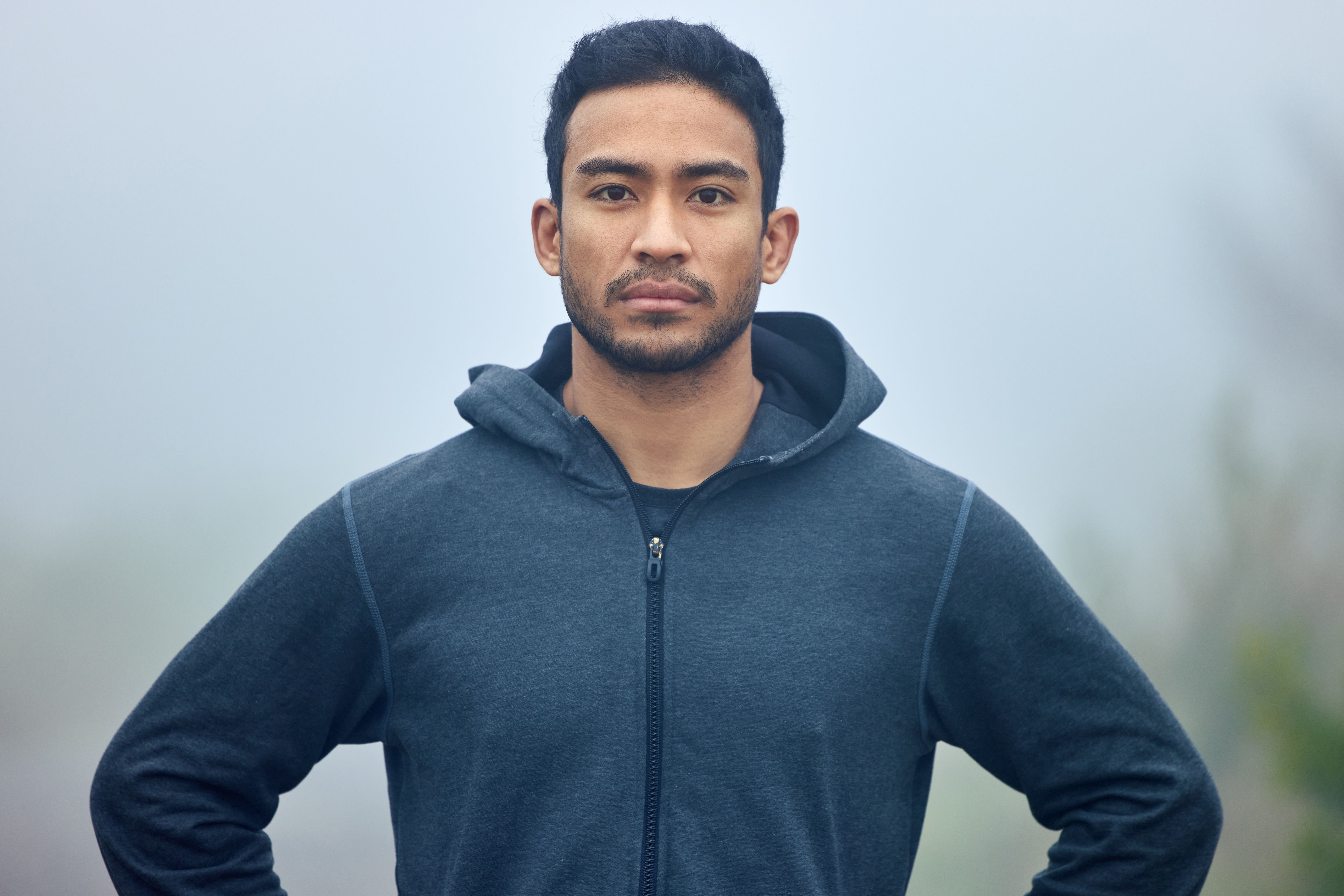 young athlete portrait