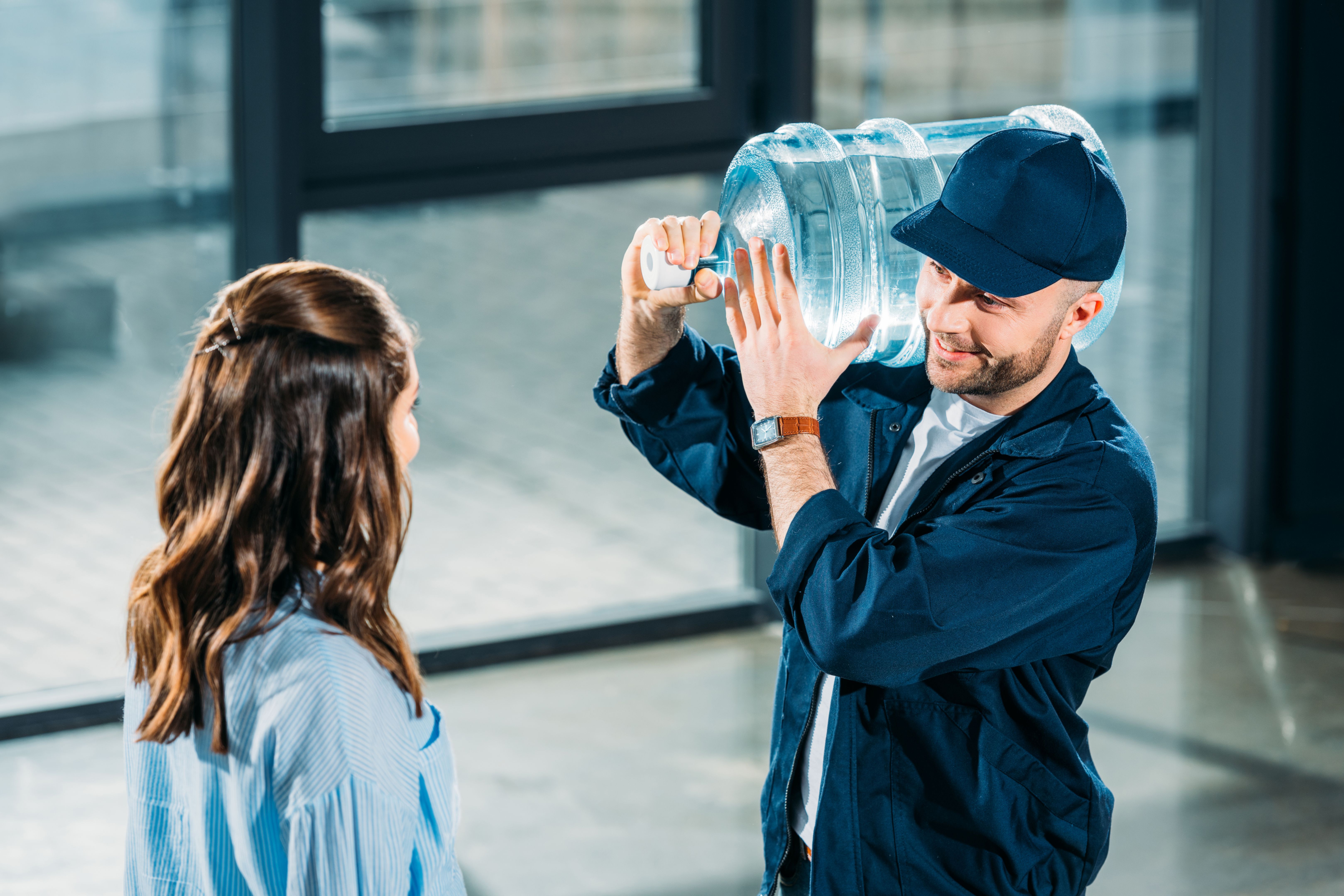 Water jug delivery