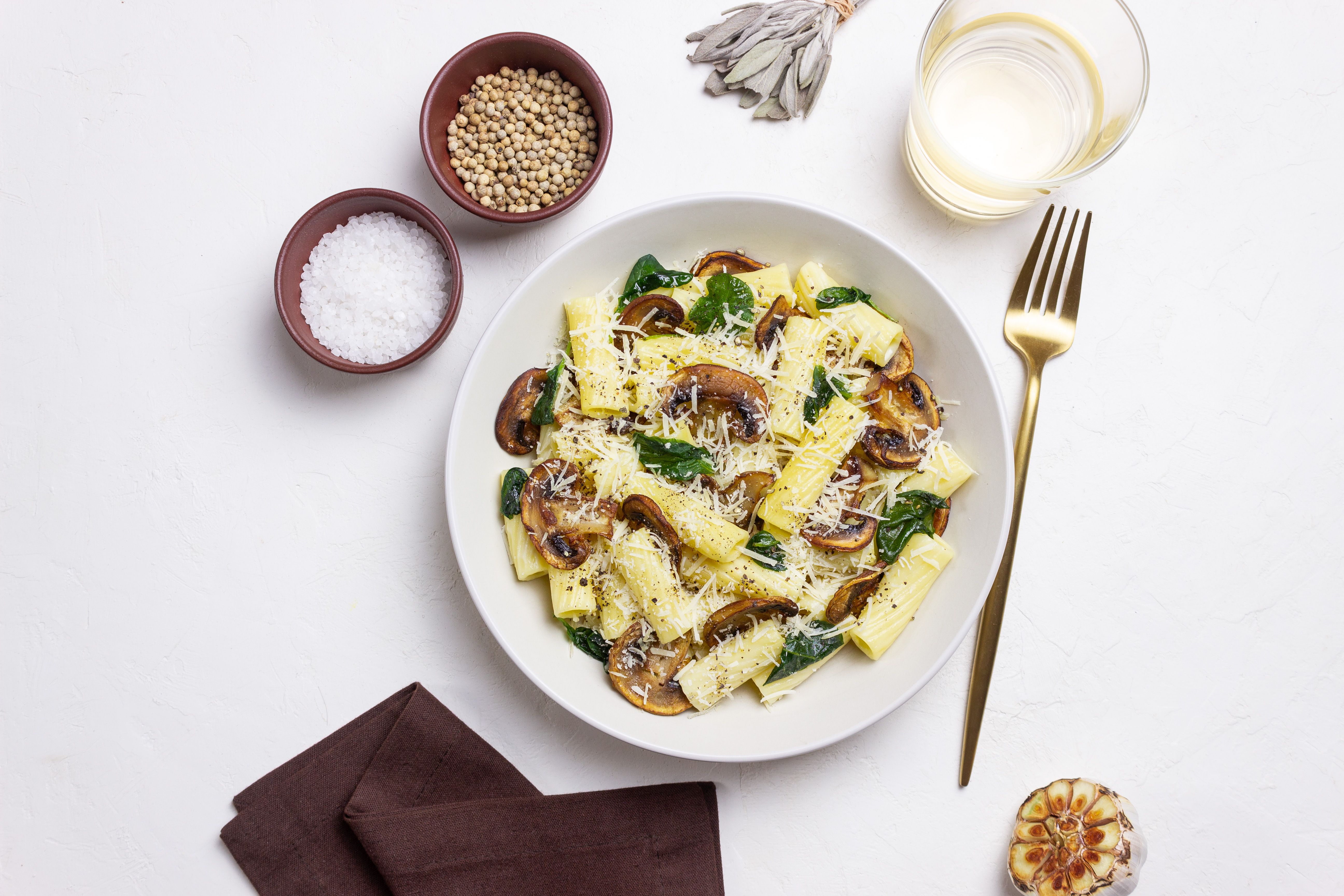mushroom sage pasta