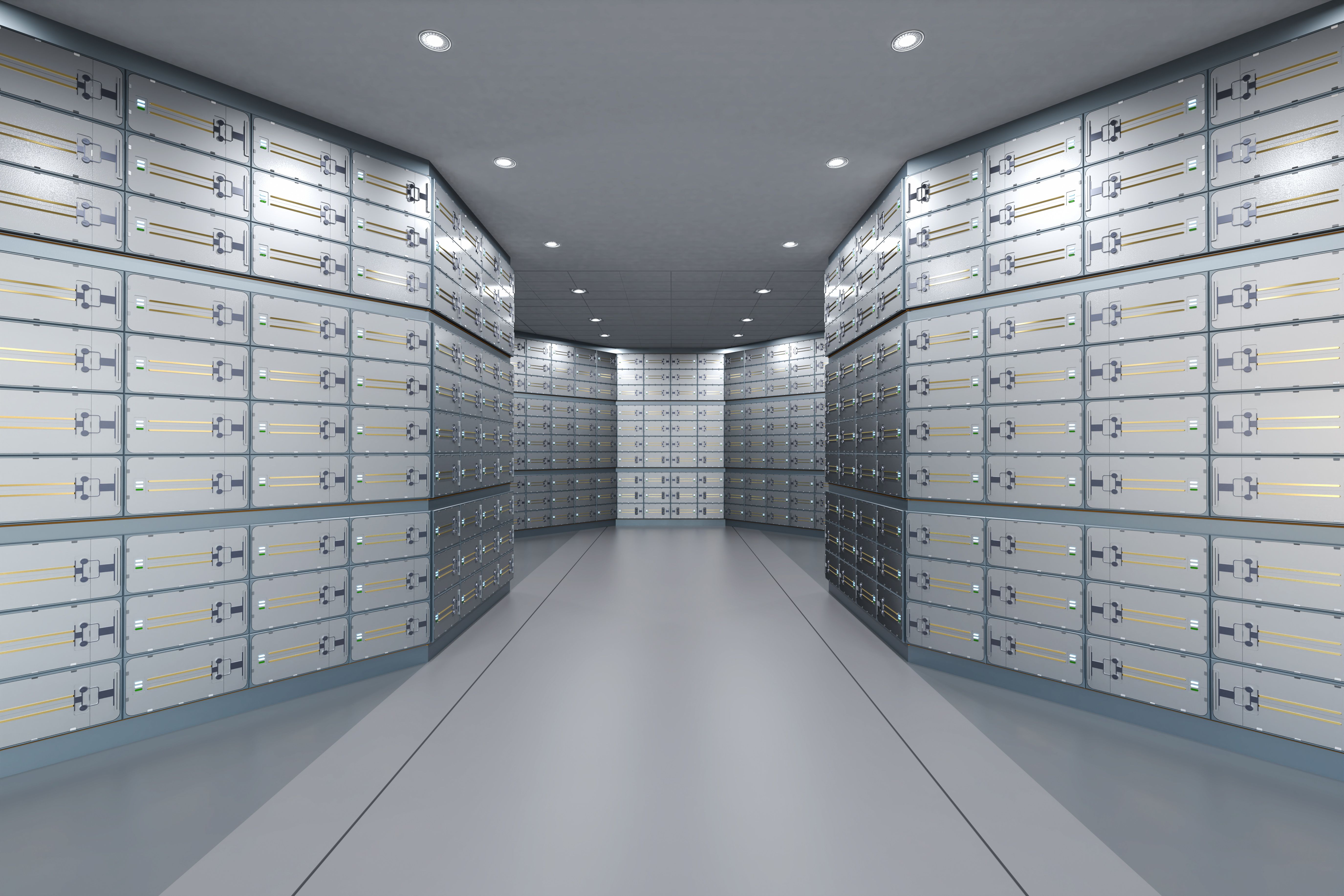 cash bank storage