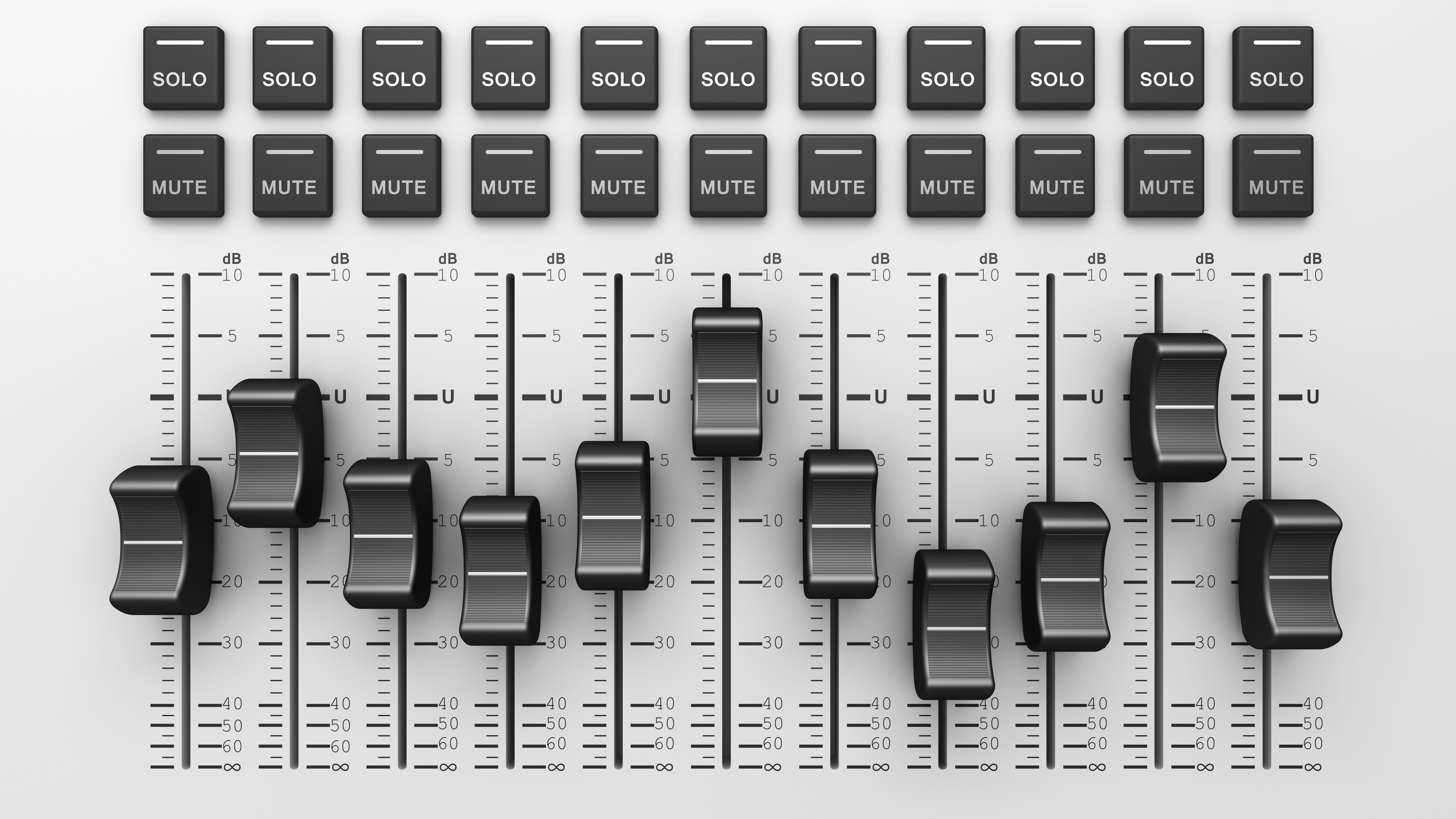 mixing console
