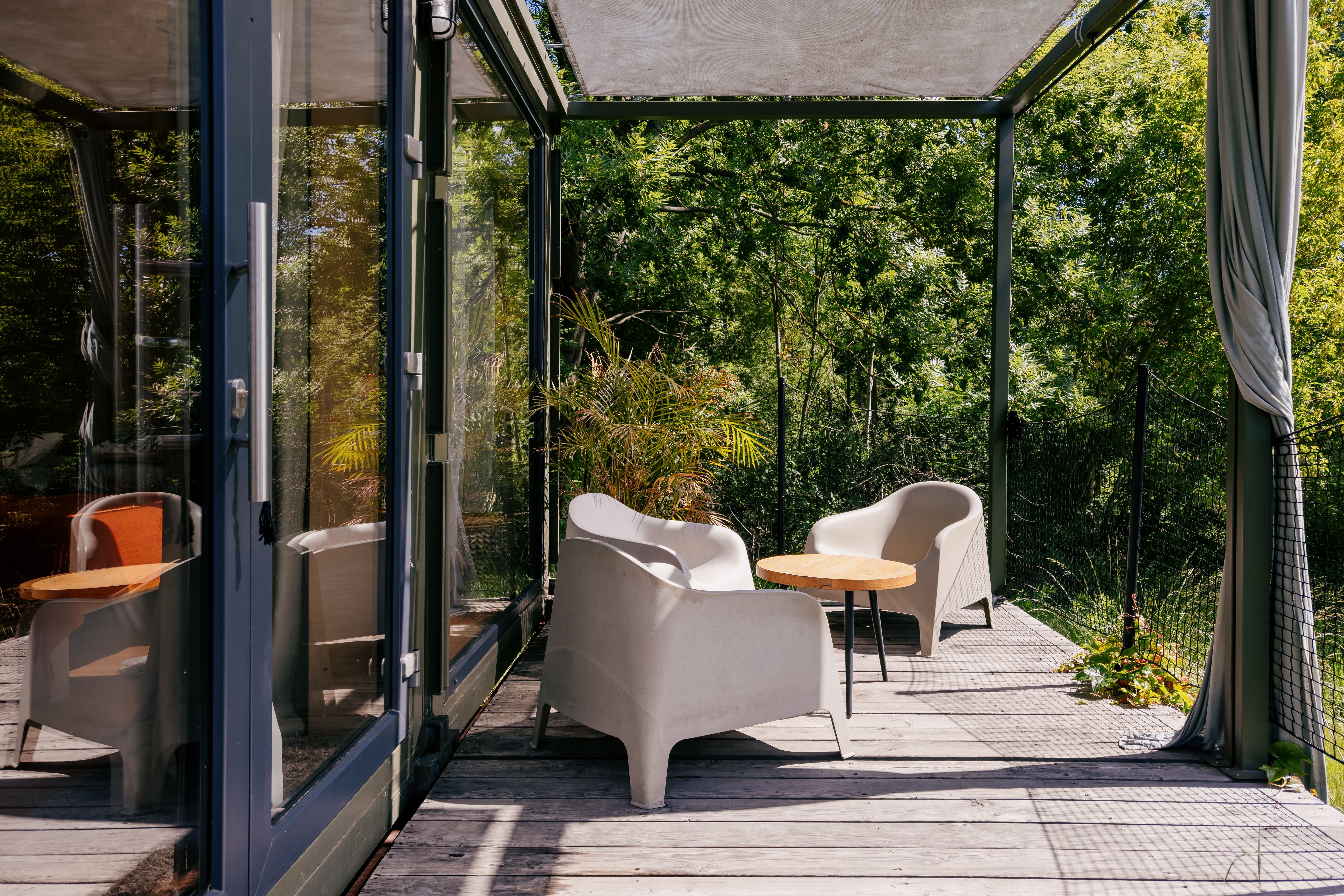 outdoor living space