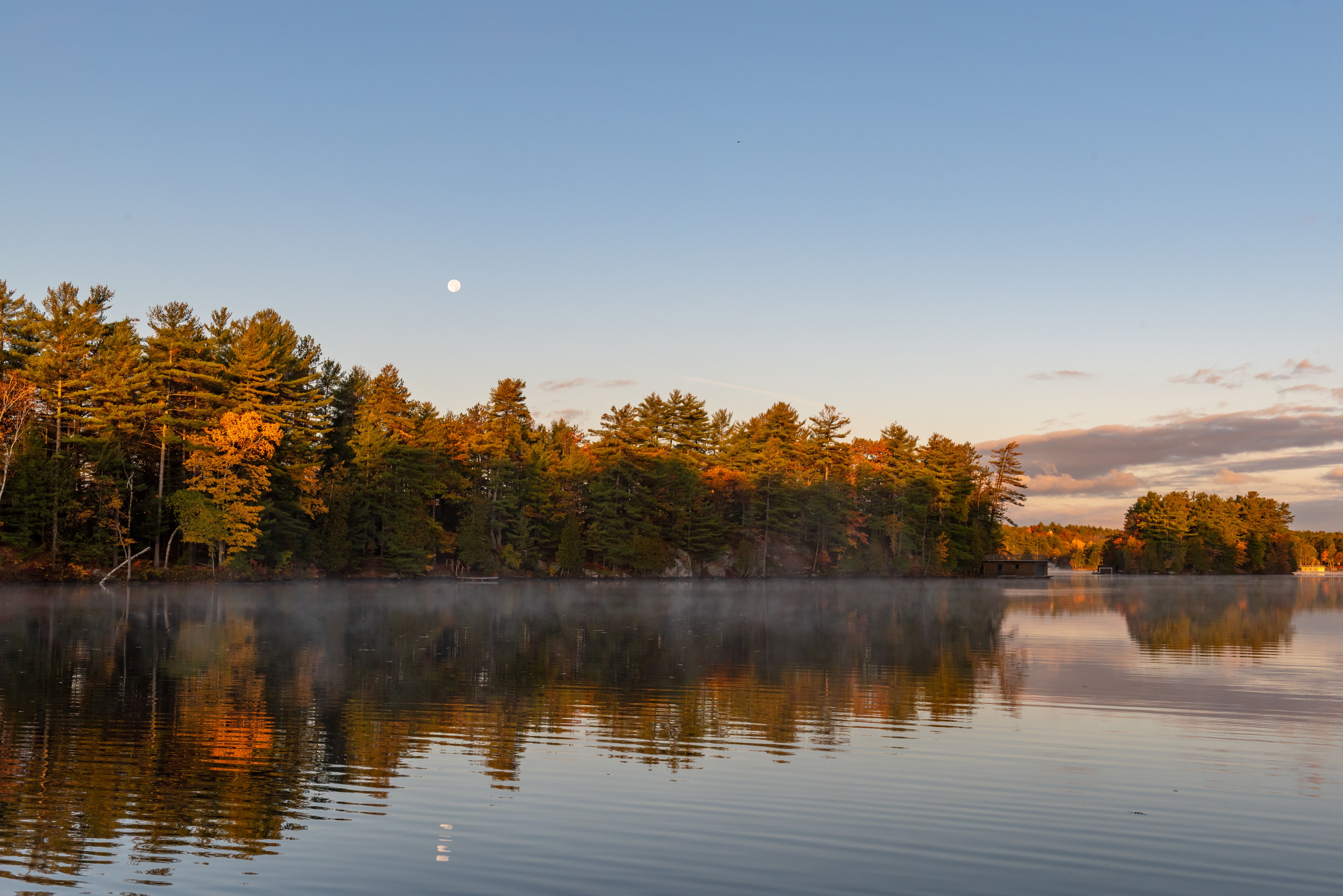 Taylor Island of Lake Muskoka in Autumn, Gravenhurst, Ontario, Canada