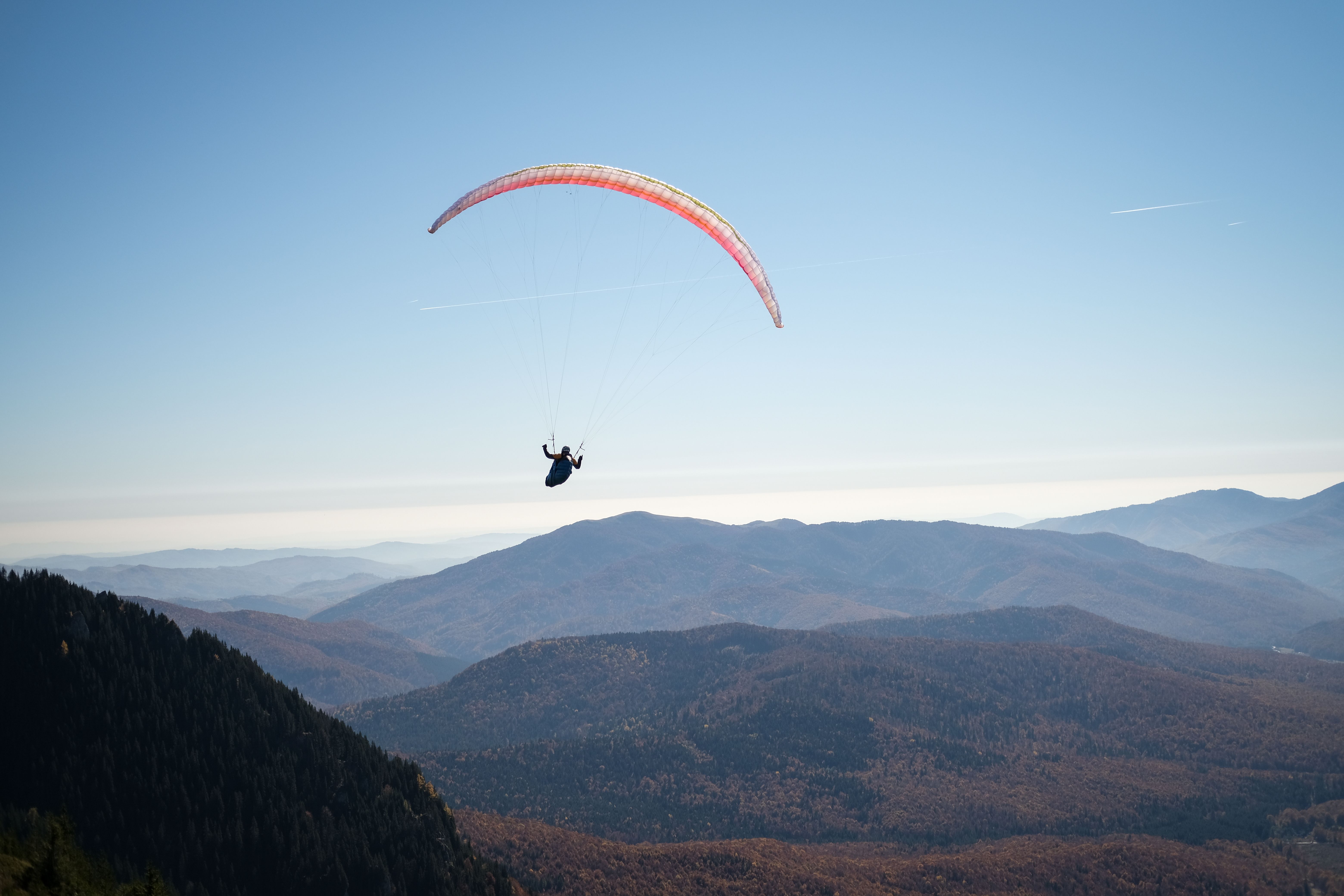 autumn paragliding