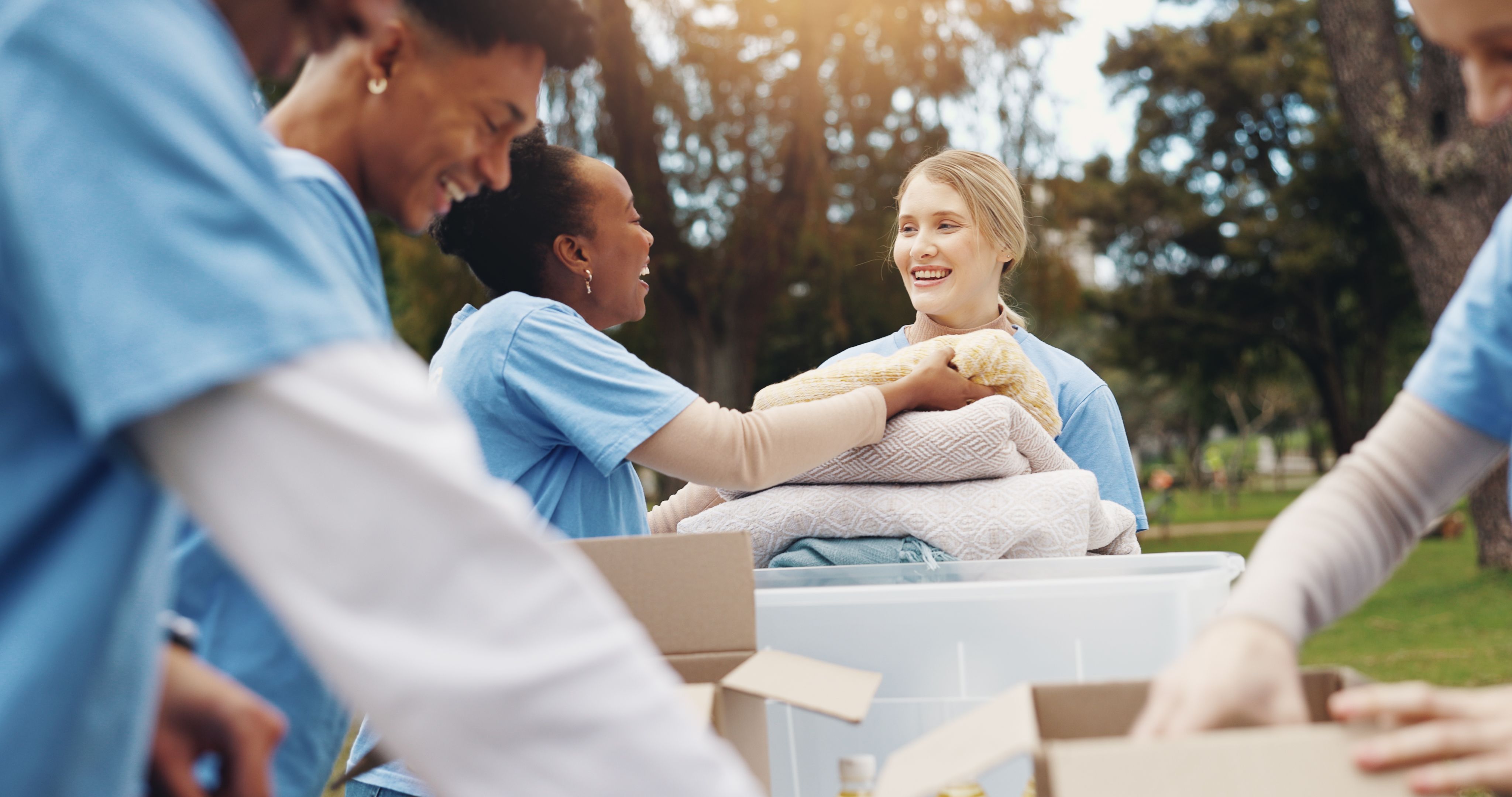 volunteer helping