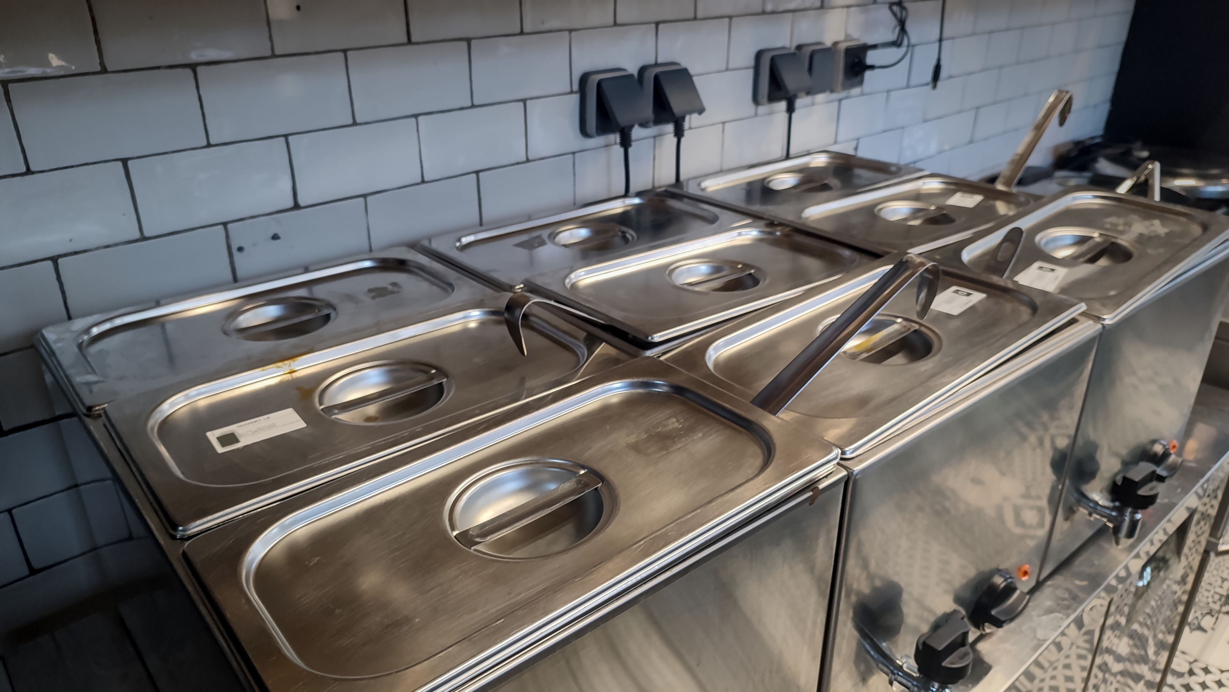 stainless steel food heater