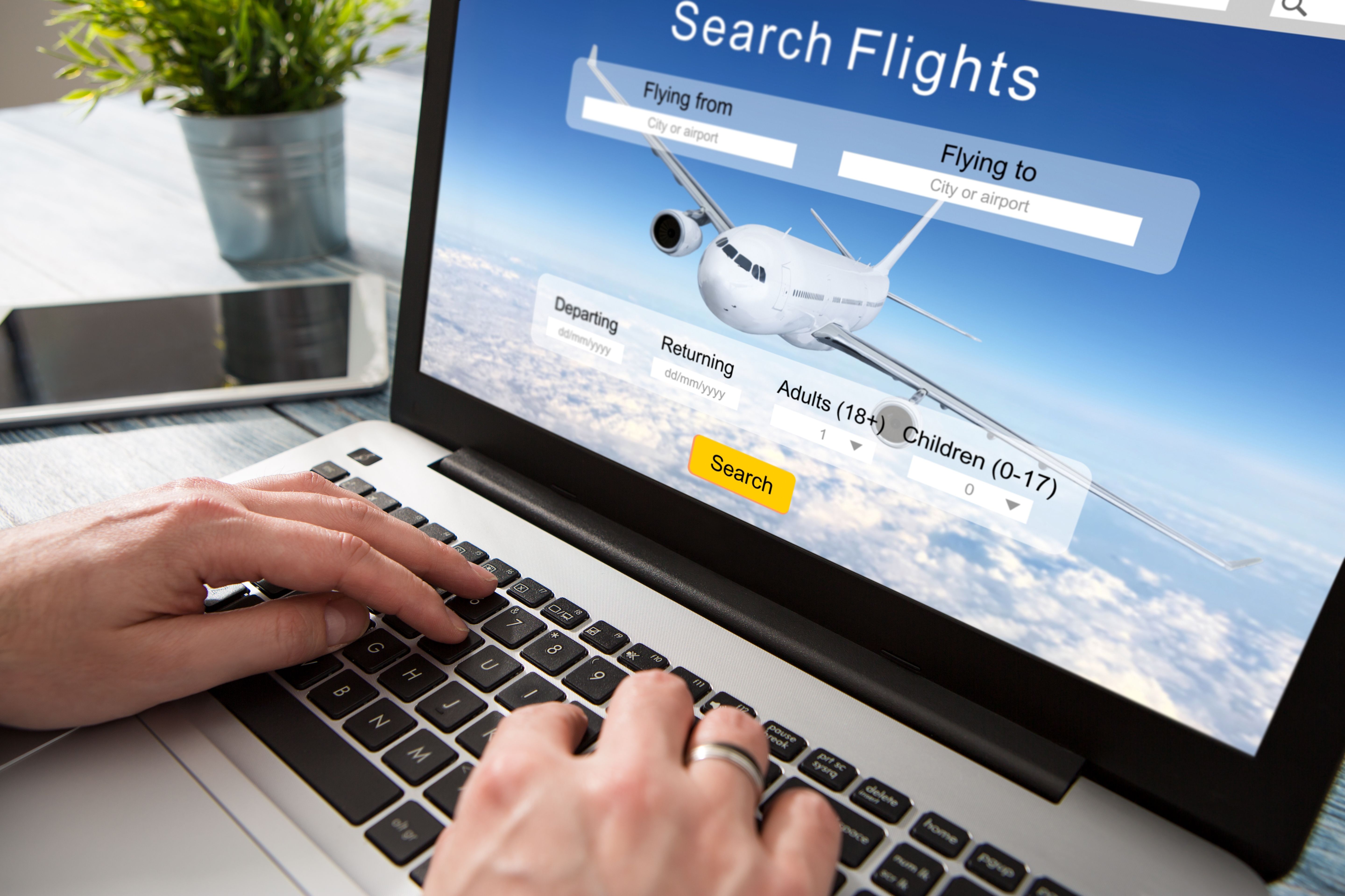 booking flight online