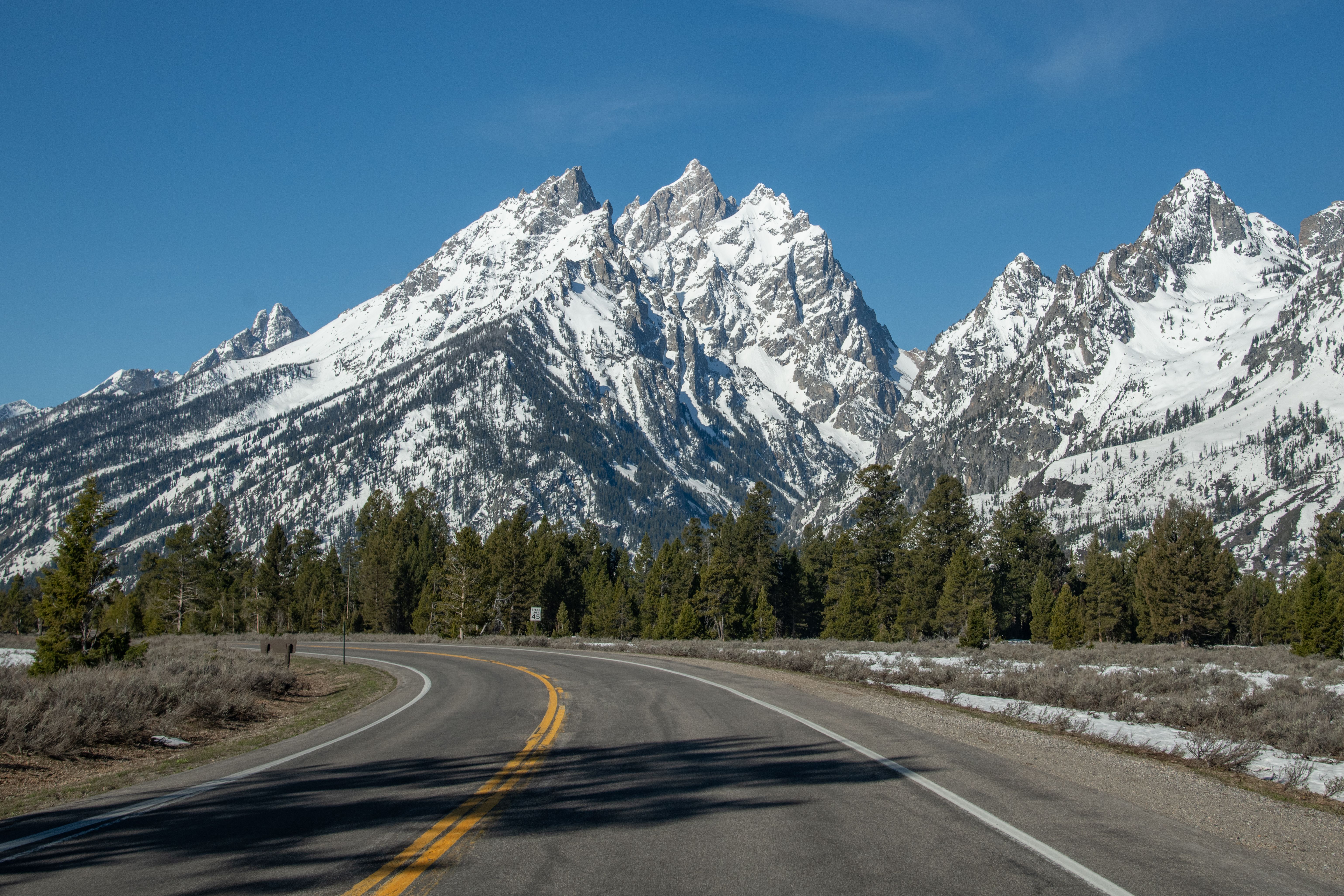 snowy mountains