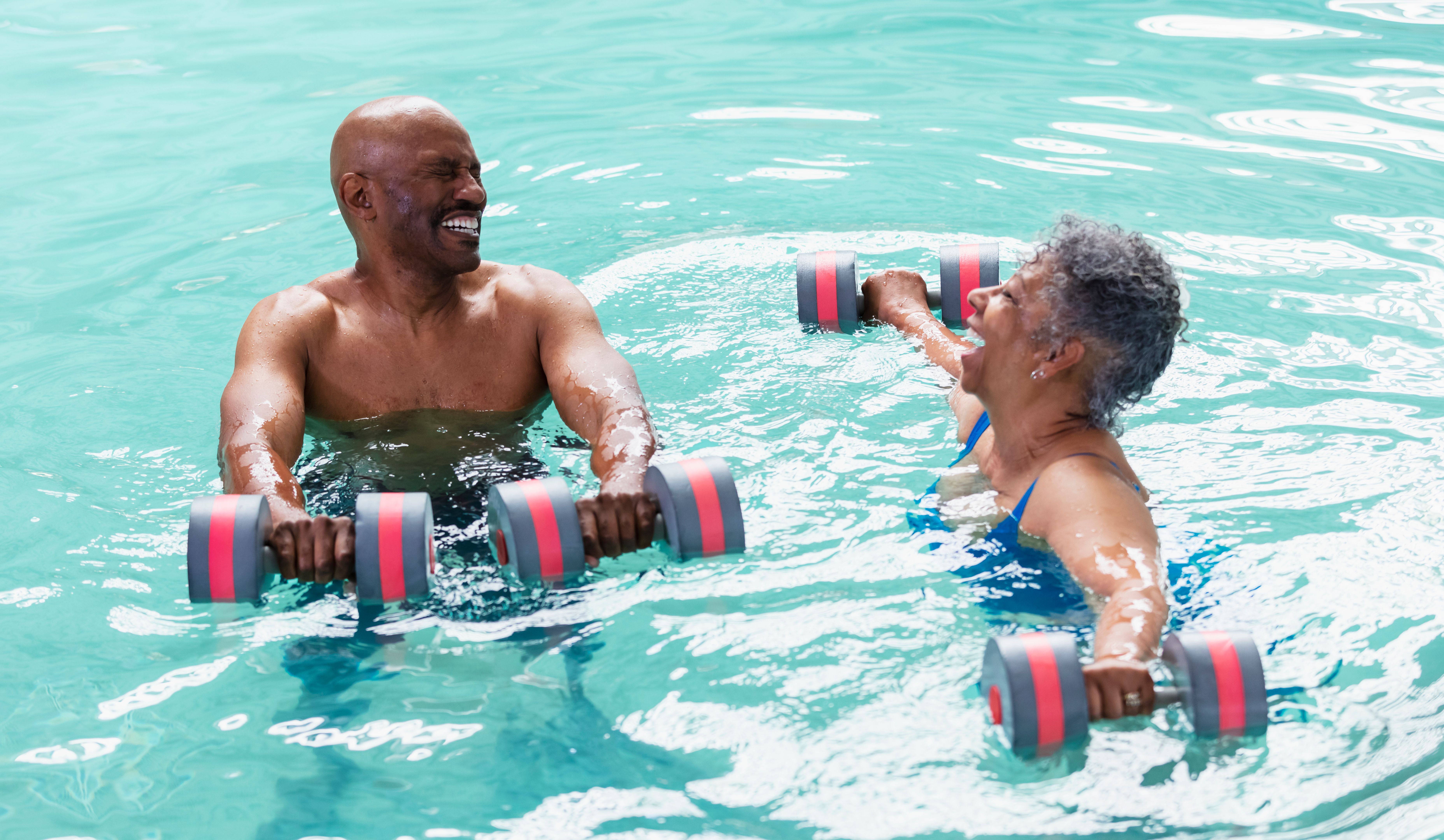 seniors exercise class