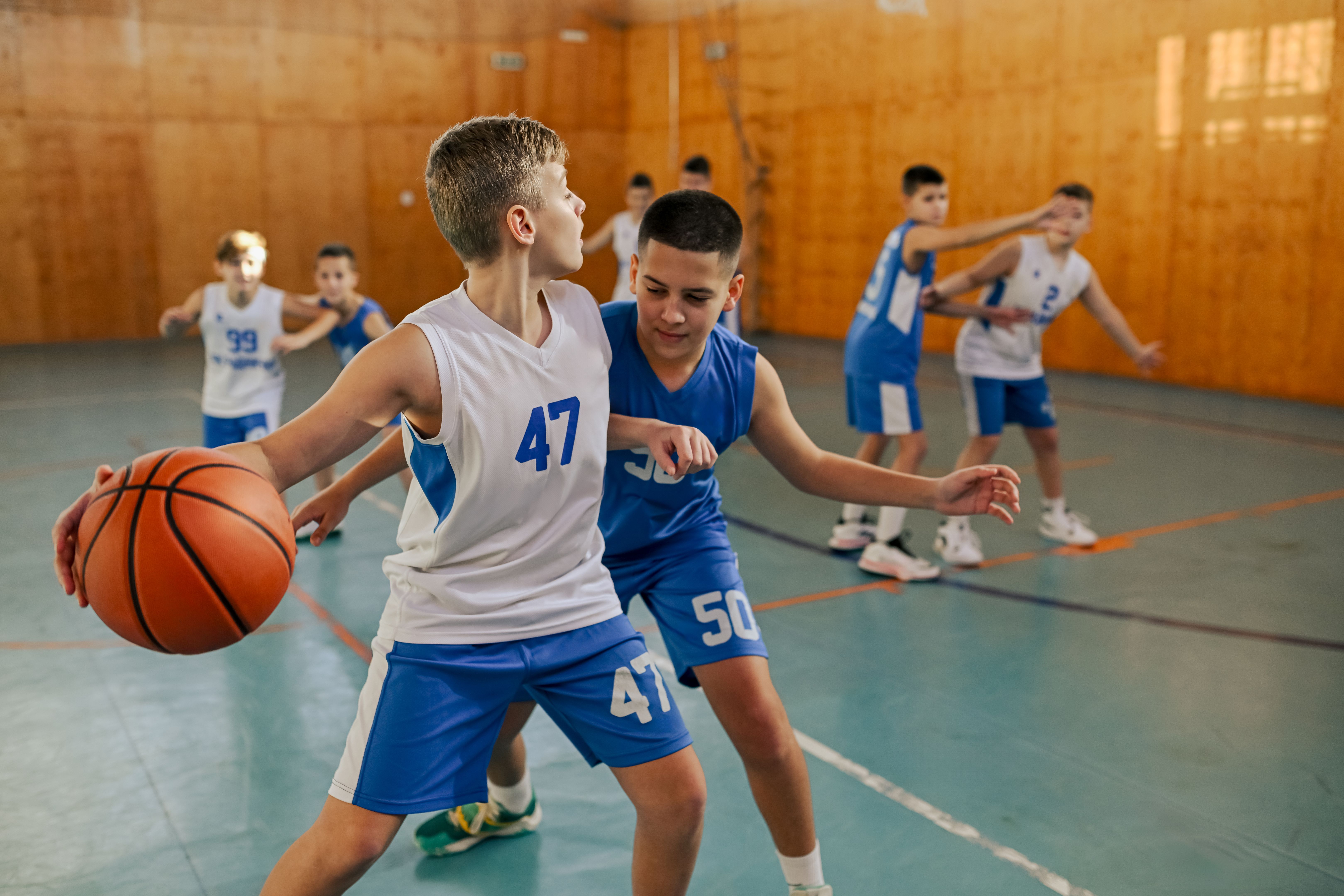 kids playing sports