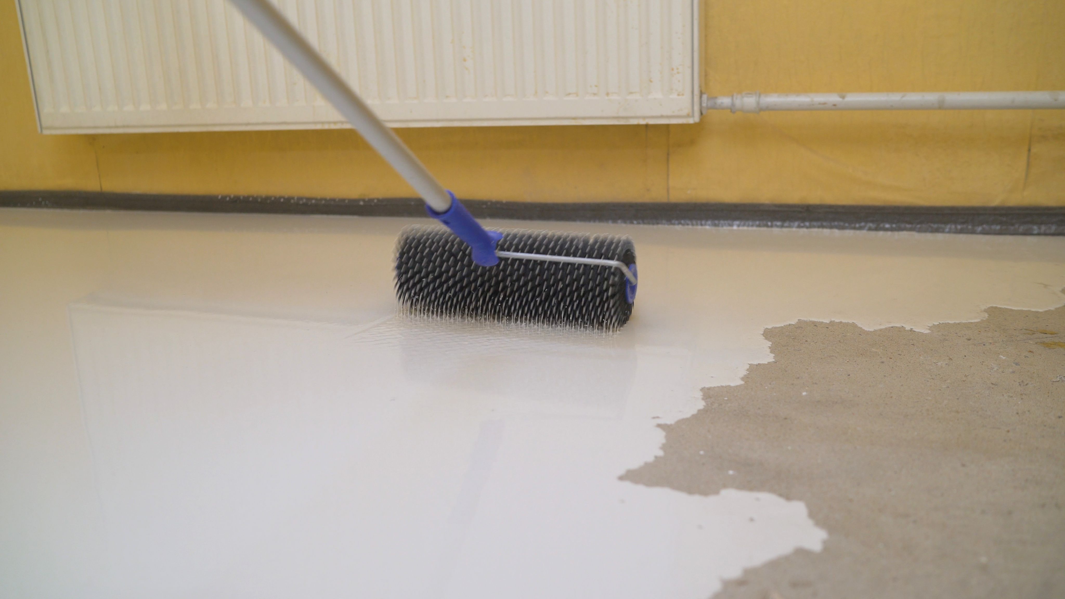 cleaning resin floor