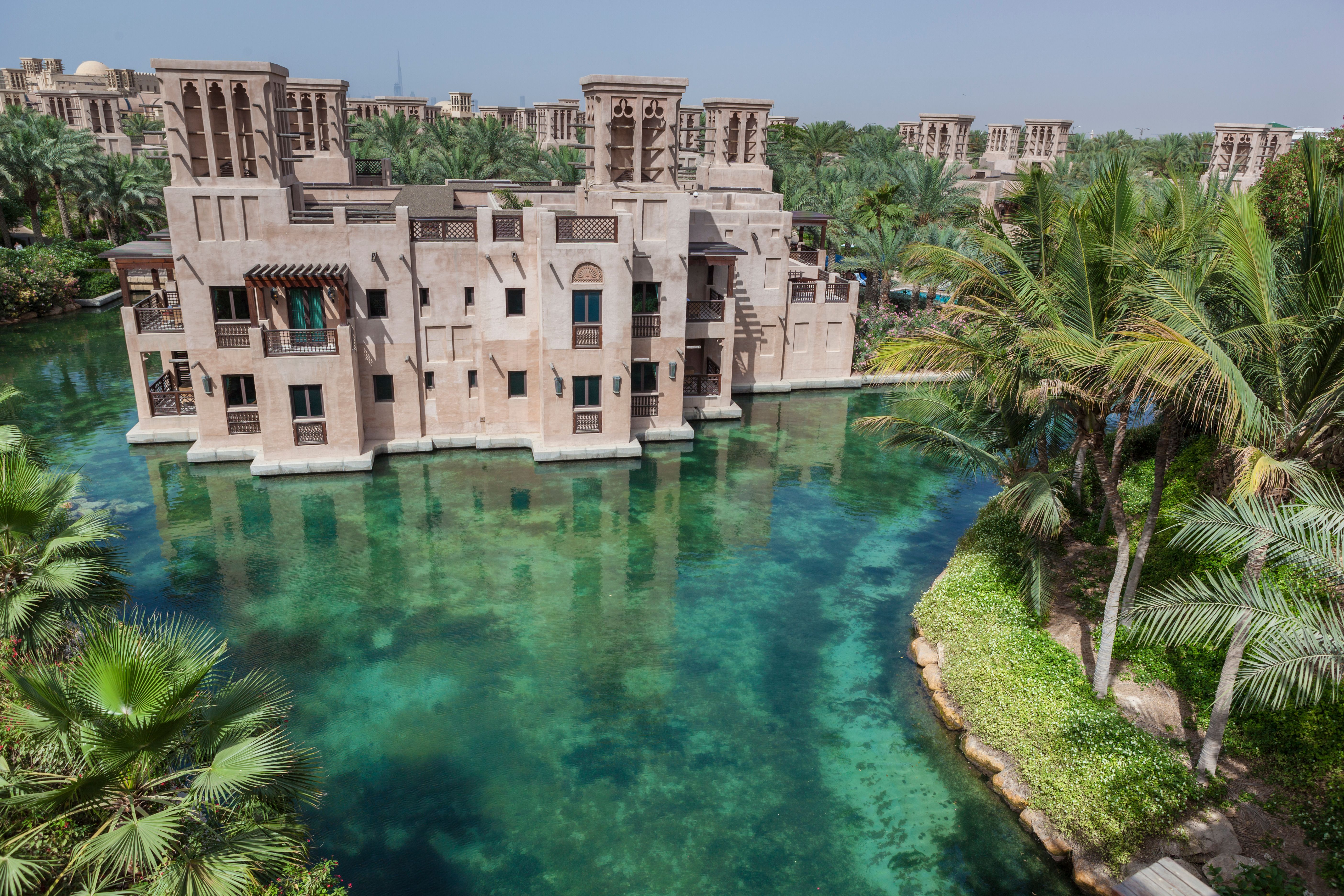 The luxury Jumeirah Al Qasr Hotel in Dubai