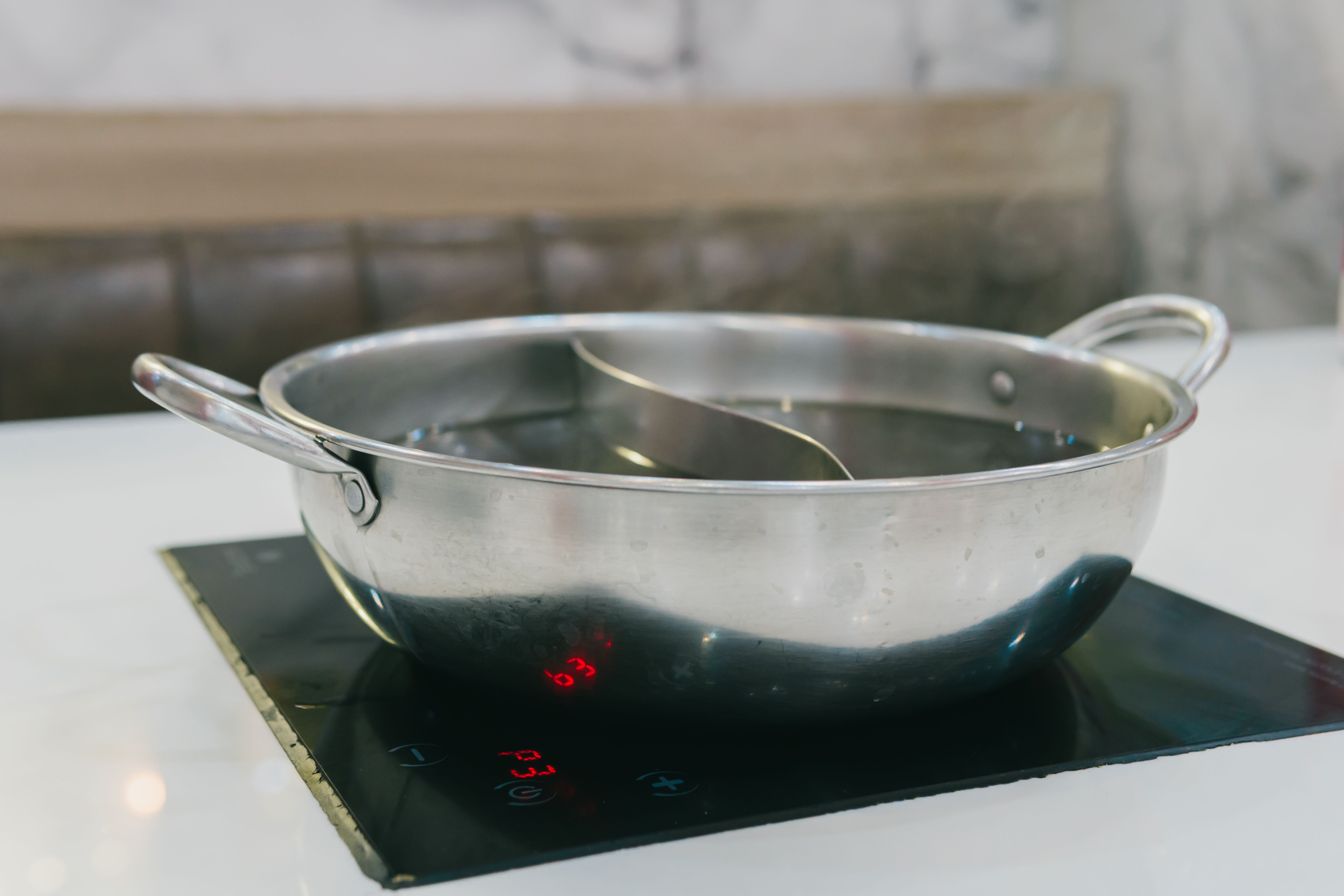 hot pot on countertop