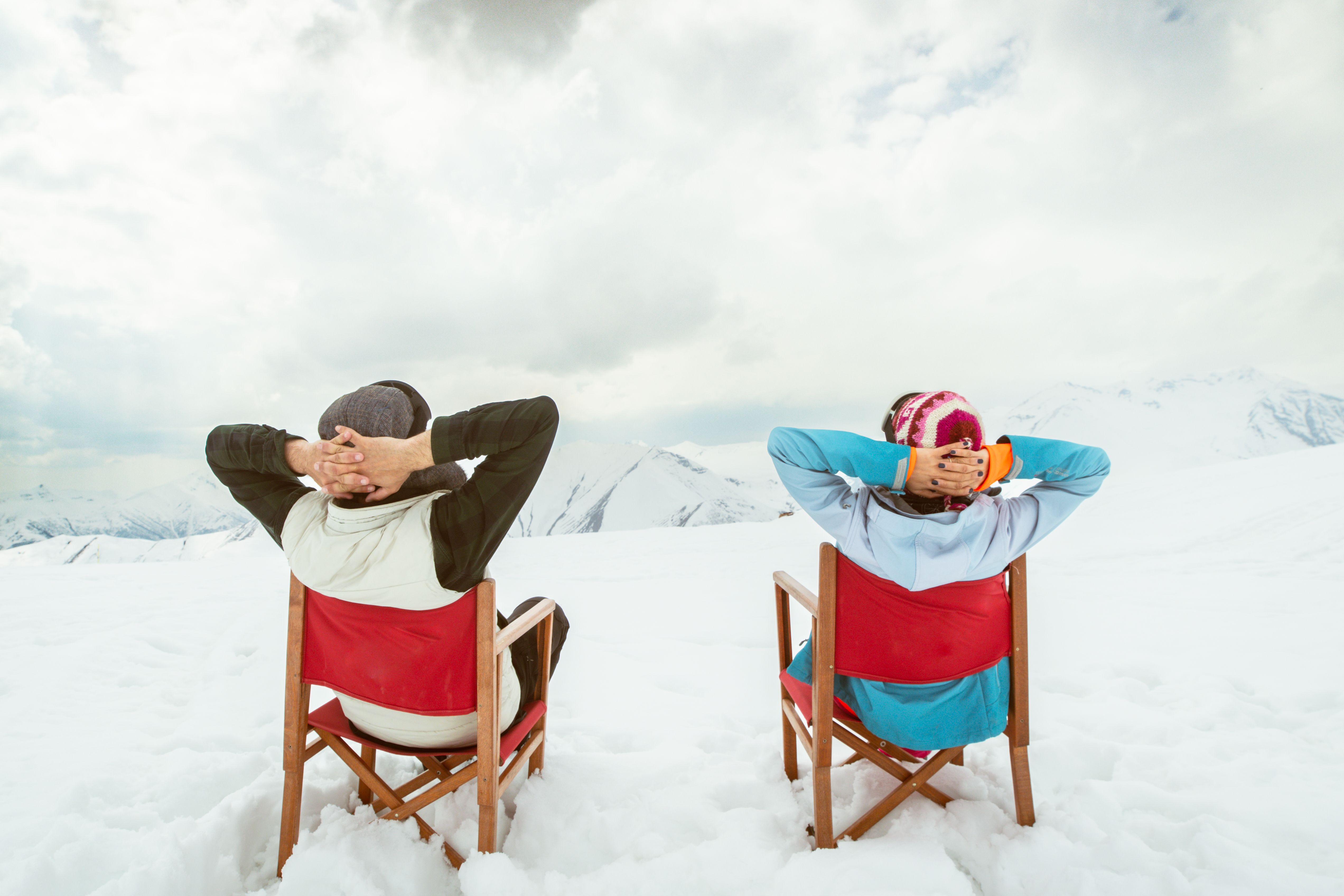 snowy furniture