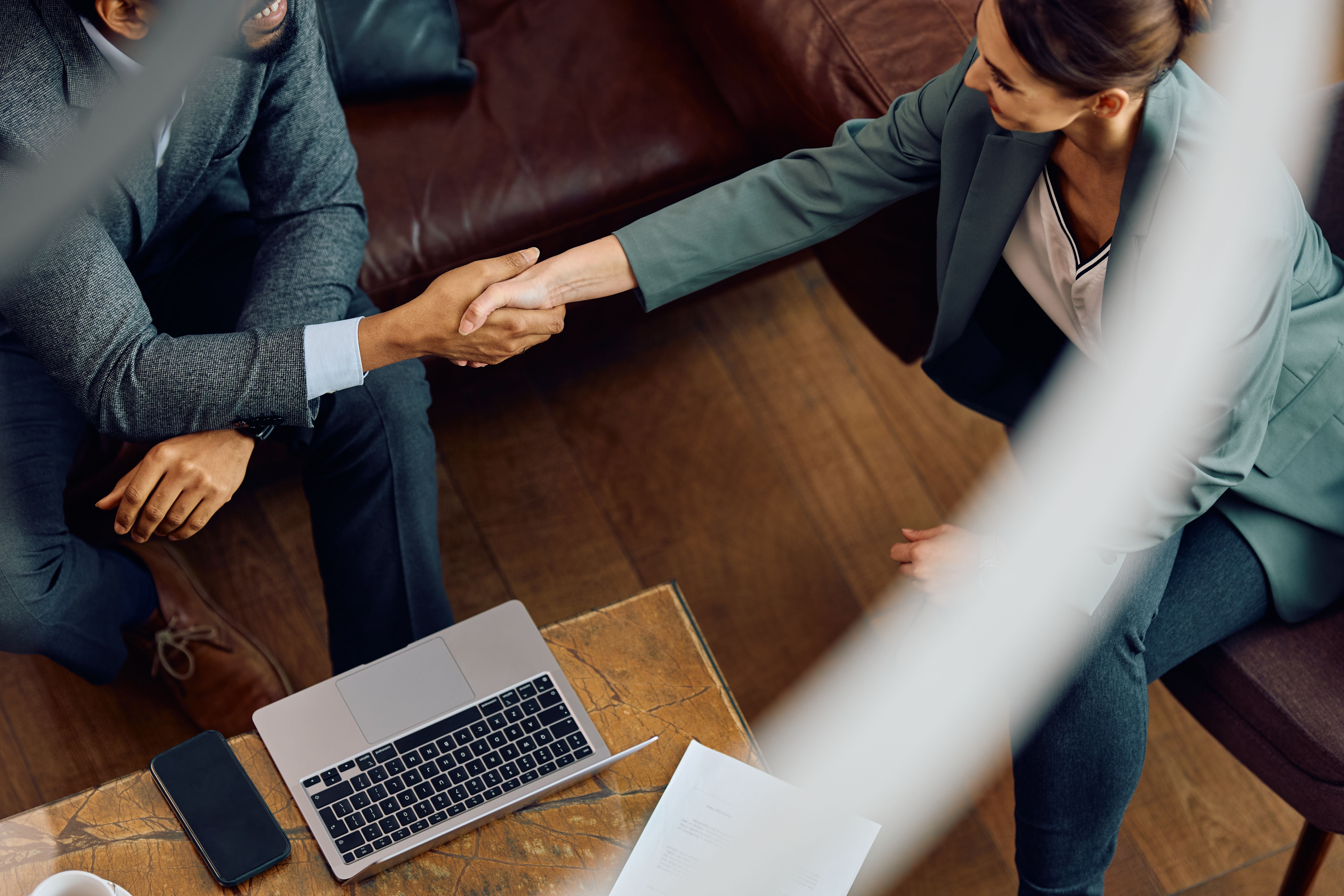 business meeting handshake