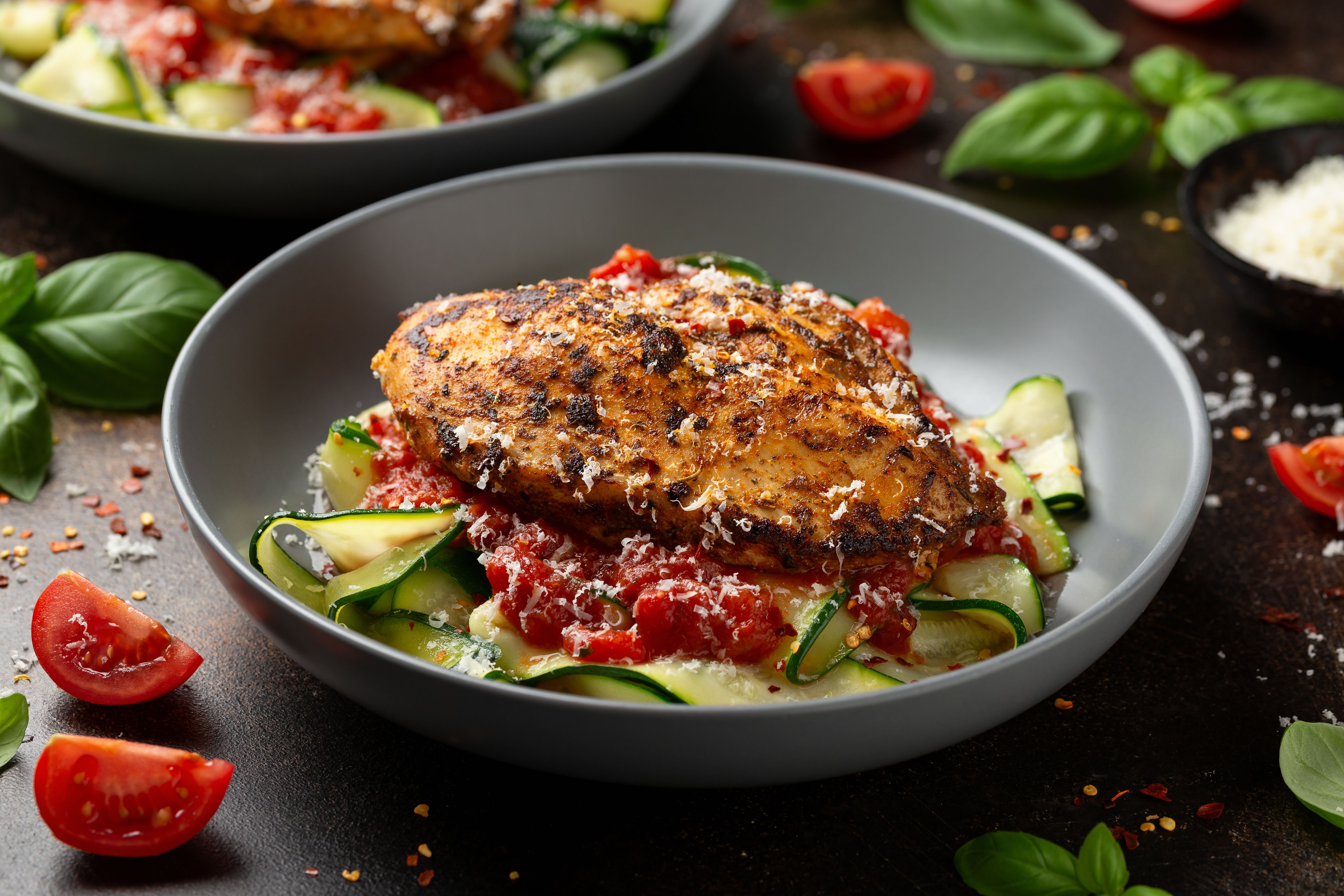 chicken zucchini pasta