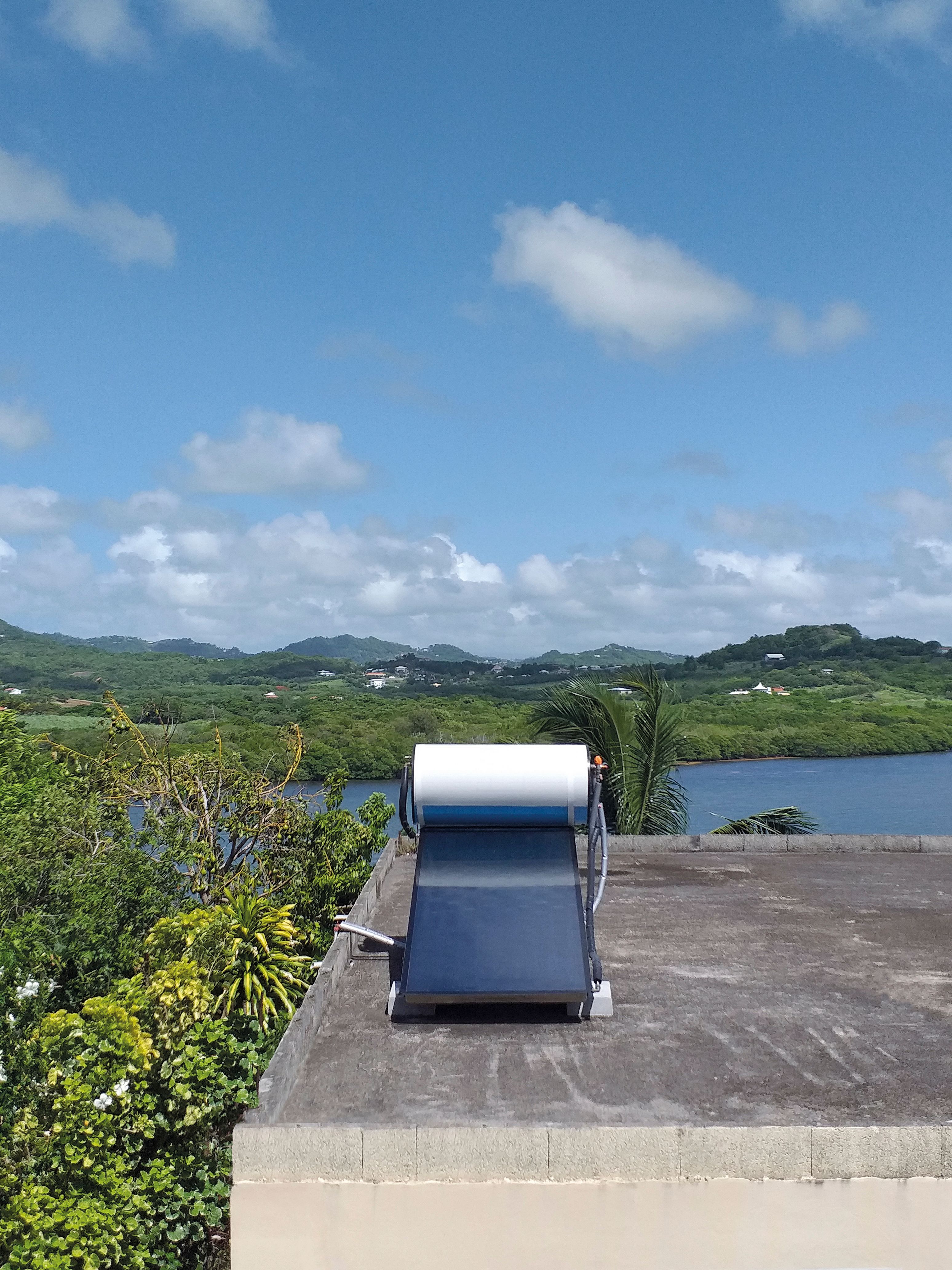 solar panels eco lodge