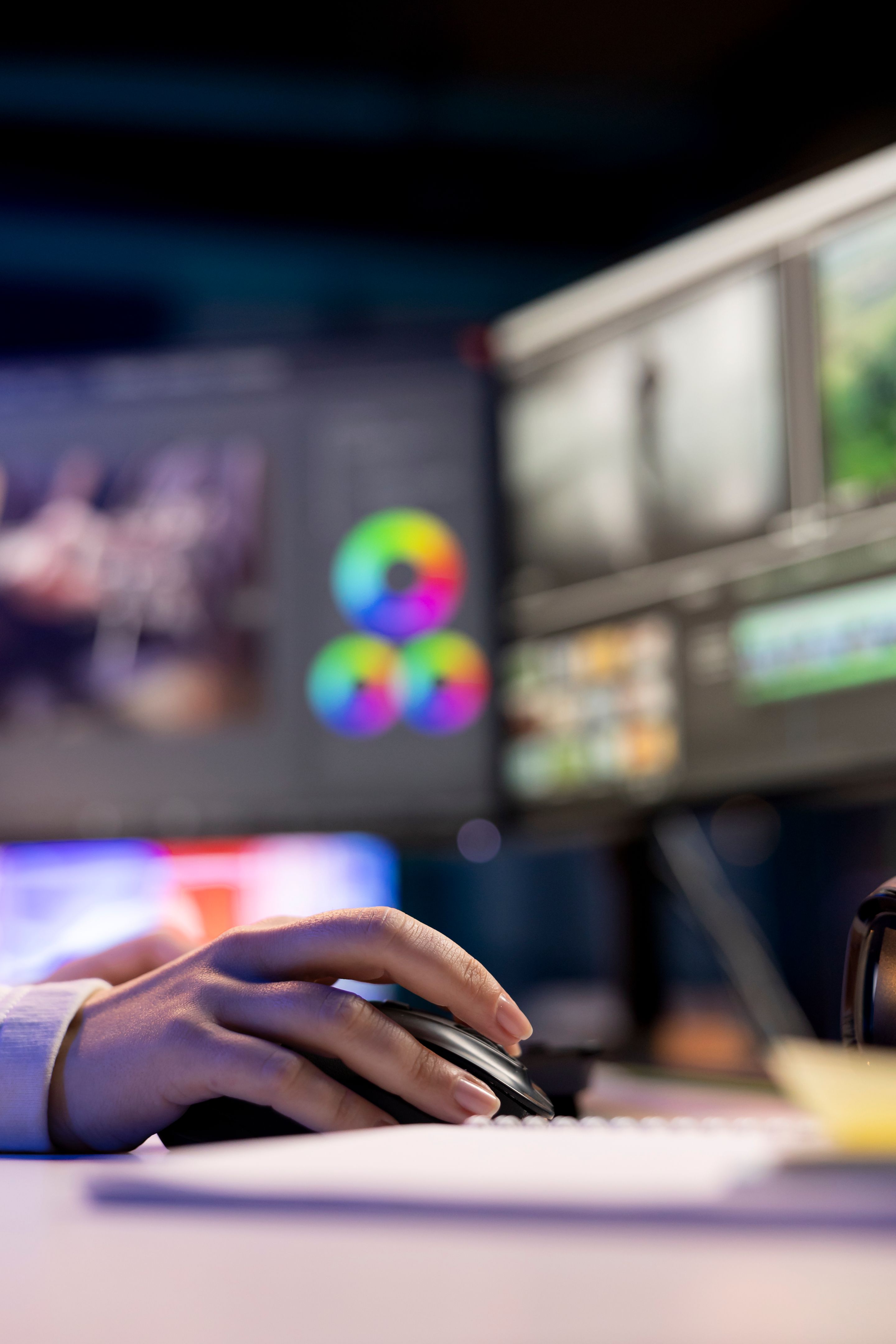 filmmaker with drone