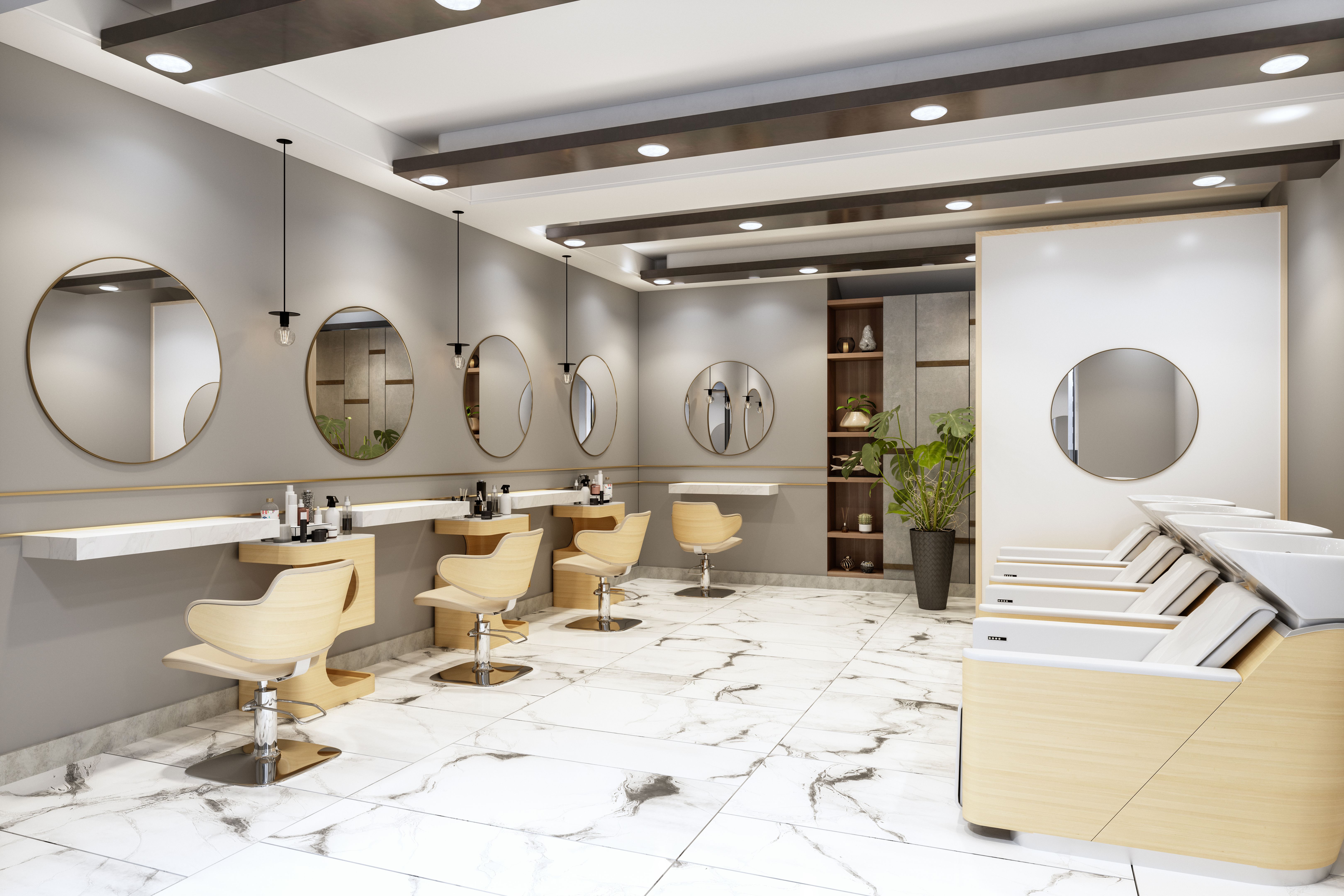 modern barbershop