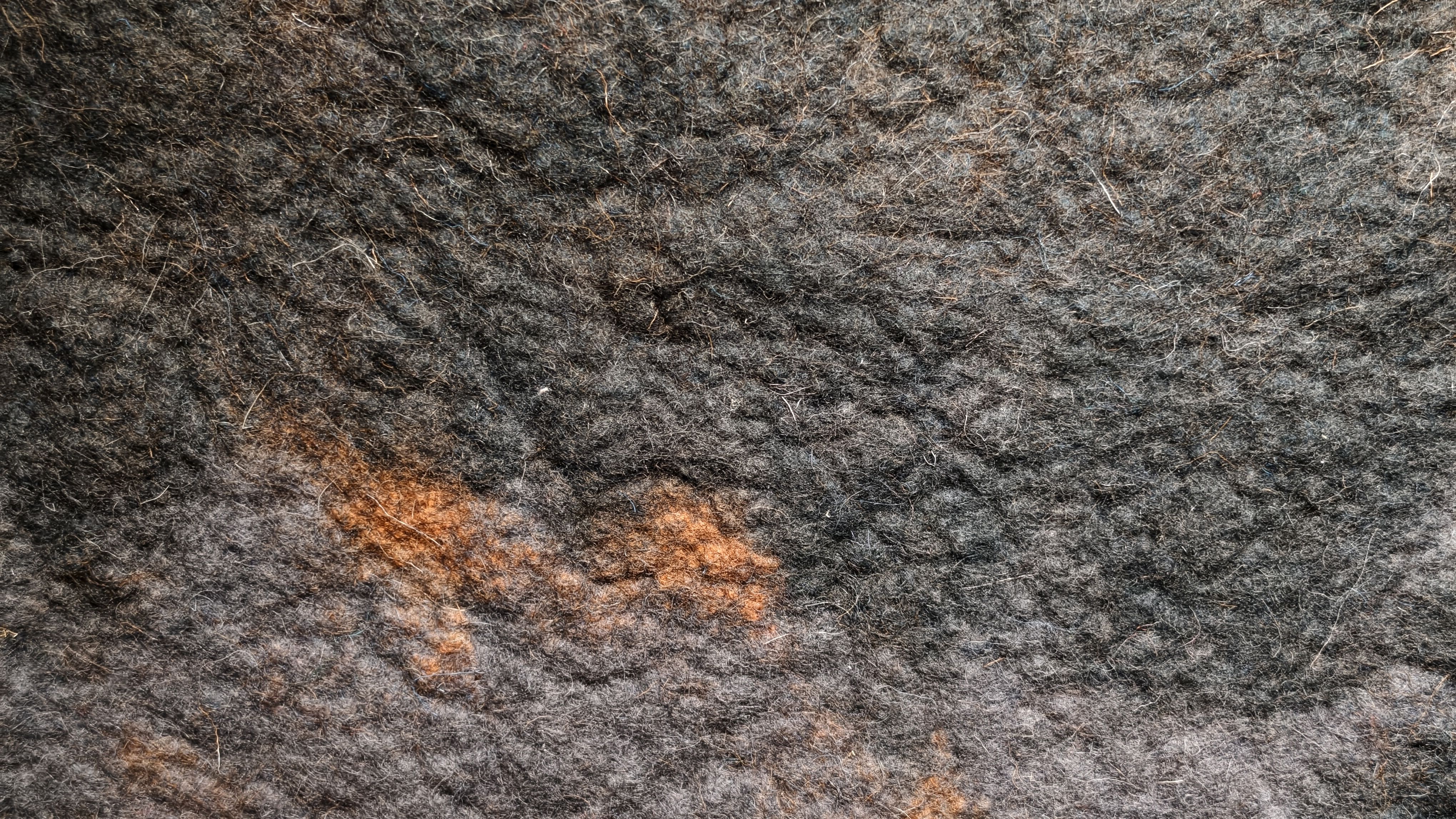felt hat closeup
