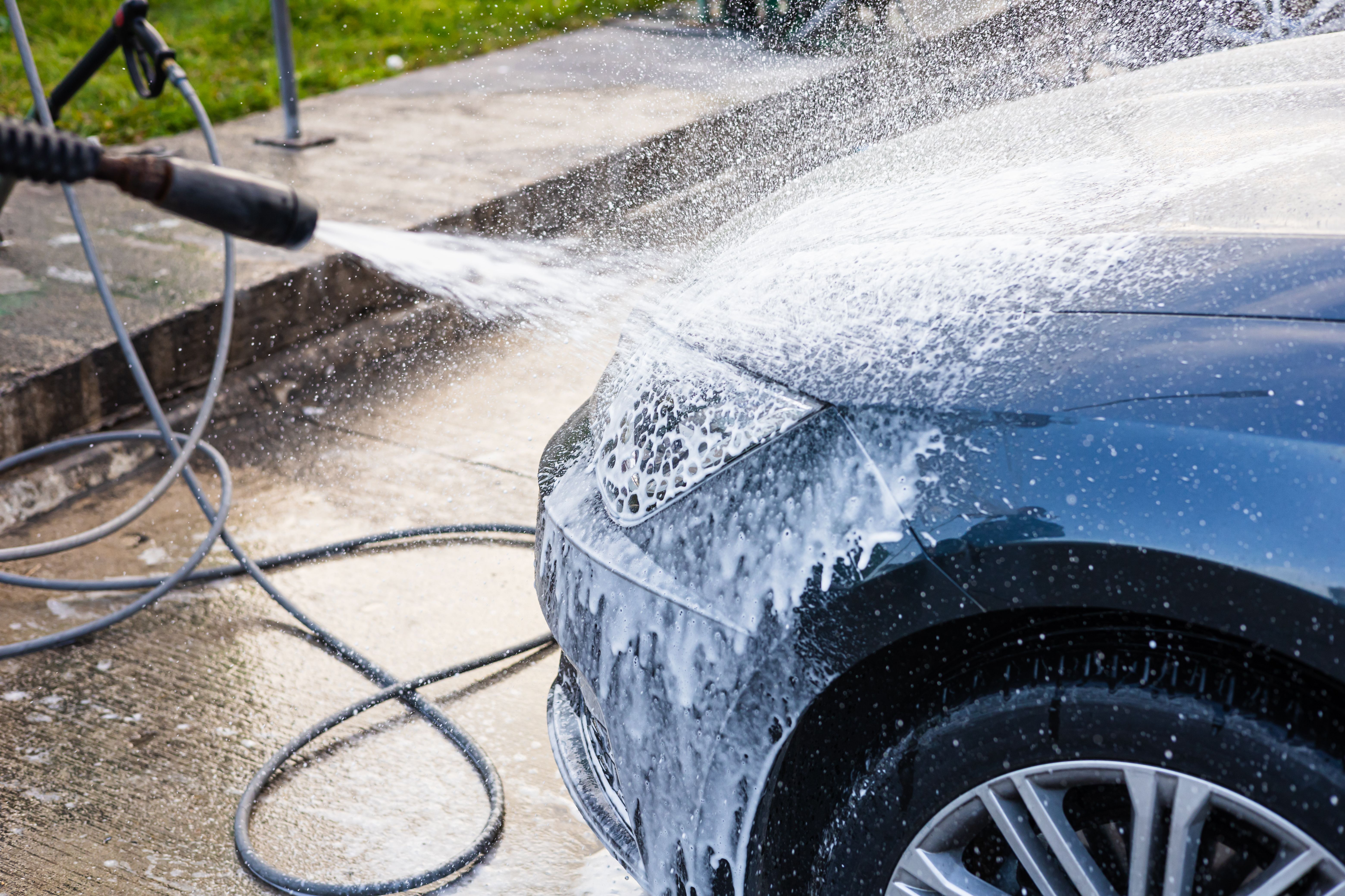 pressure washing surfaces