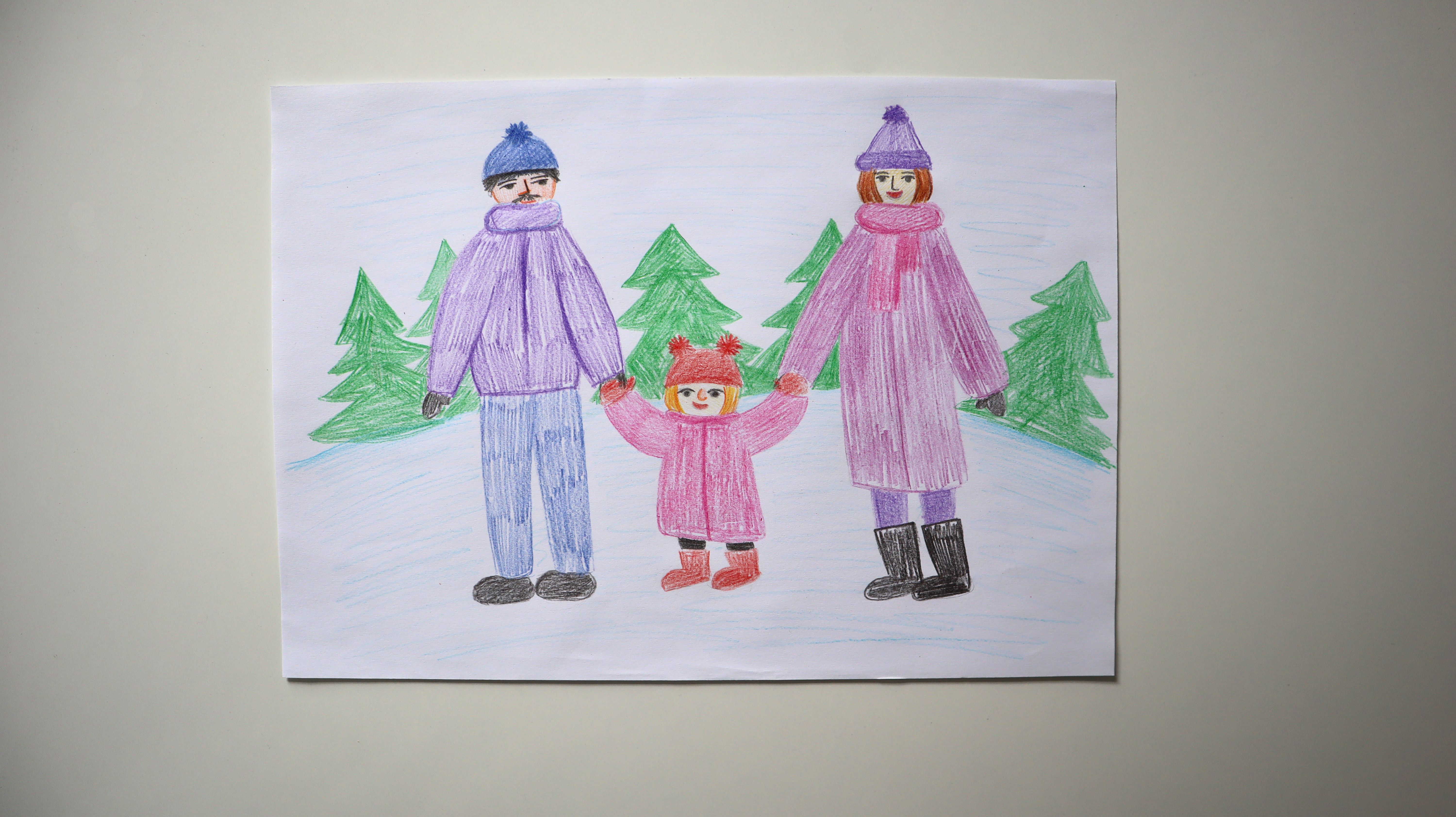 family portrait art