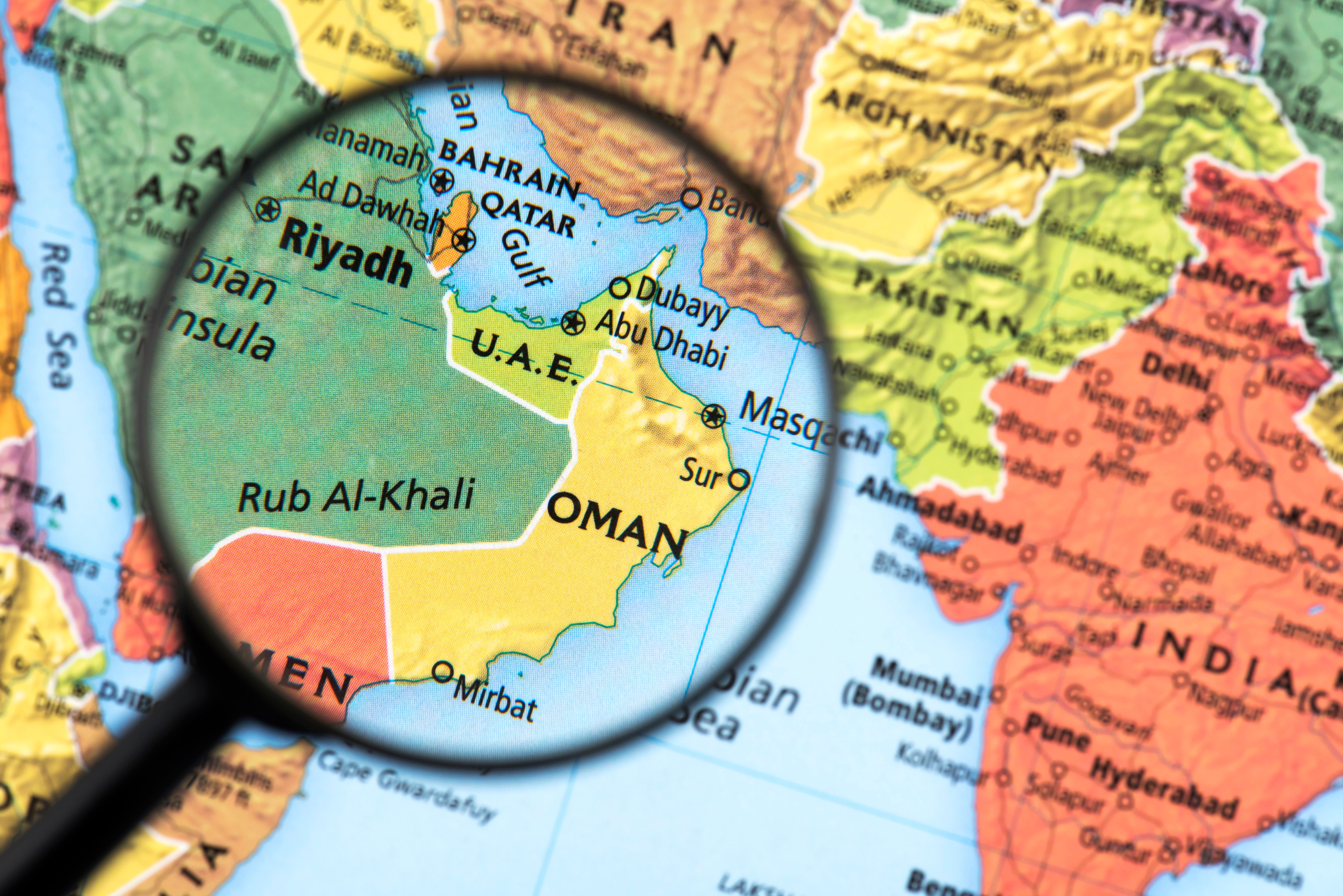 Map of Oman