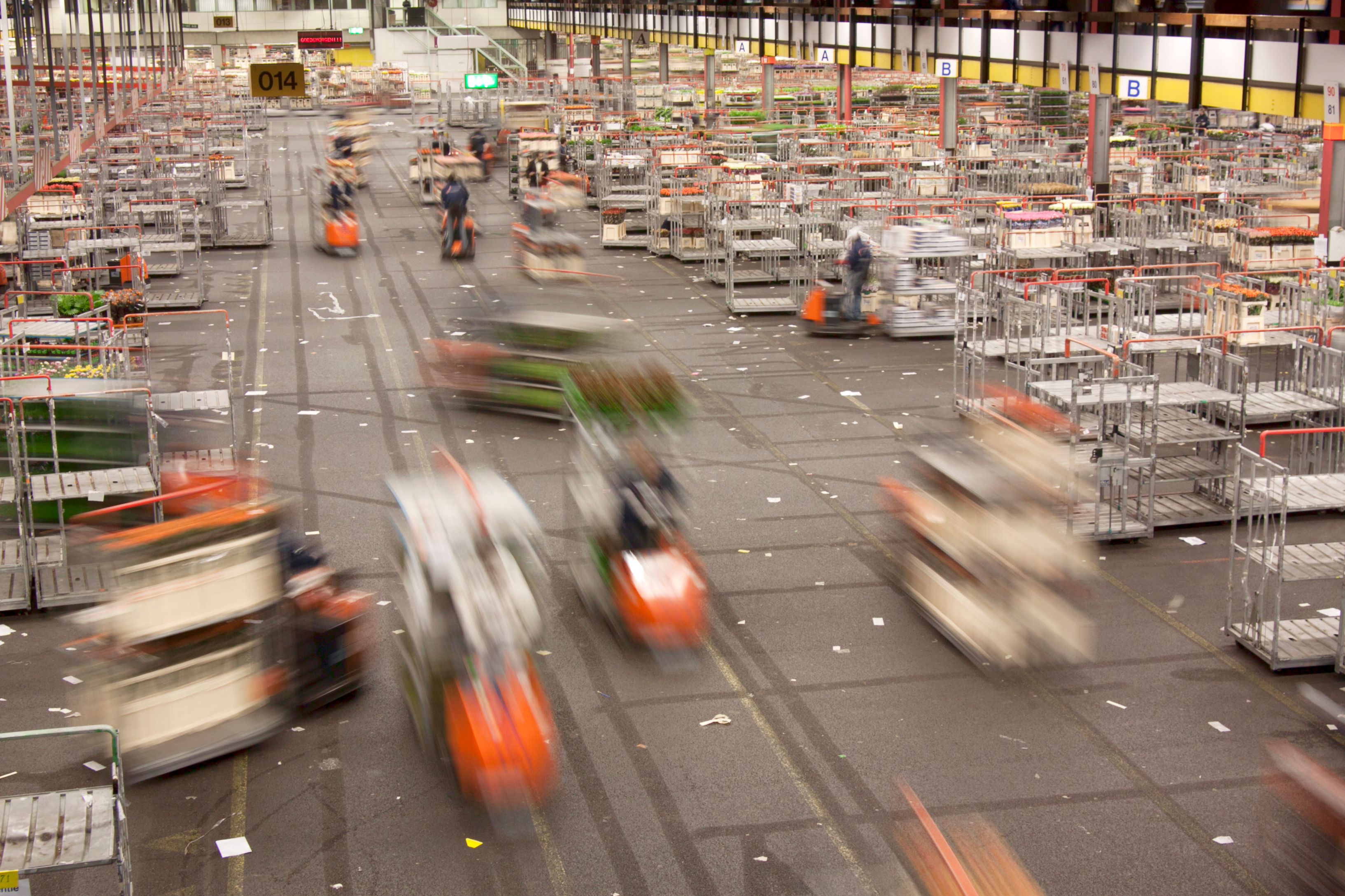 busy warehouse