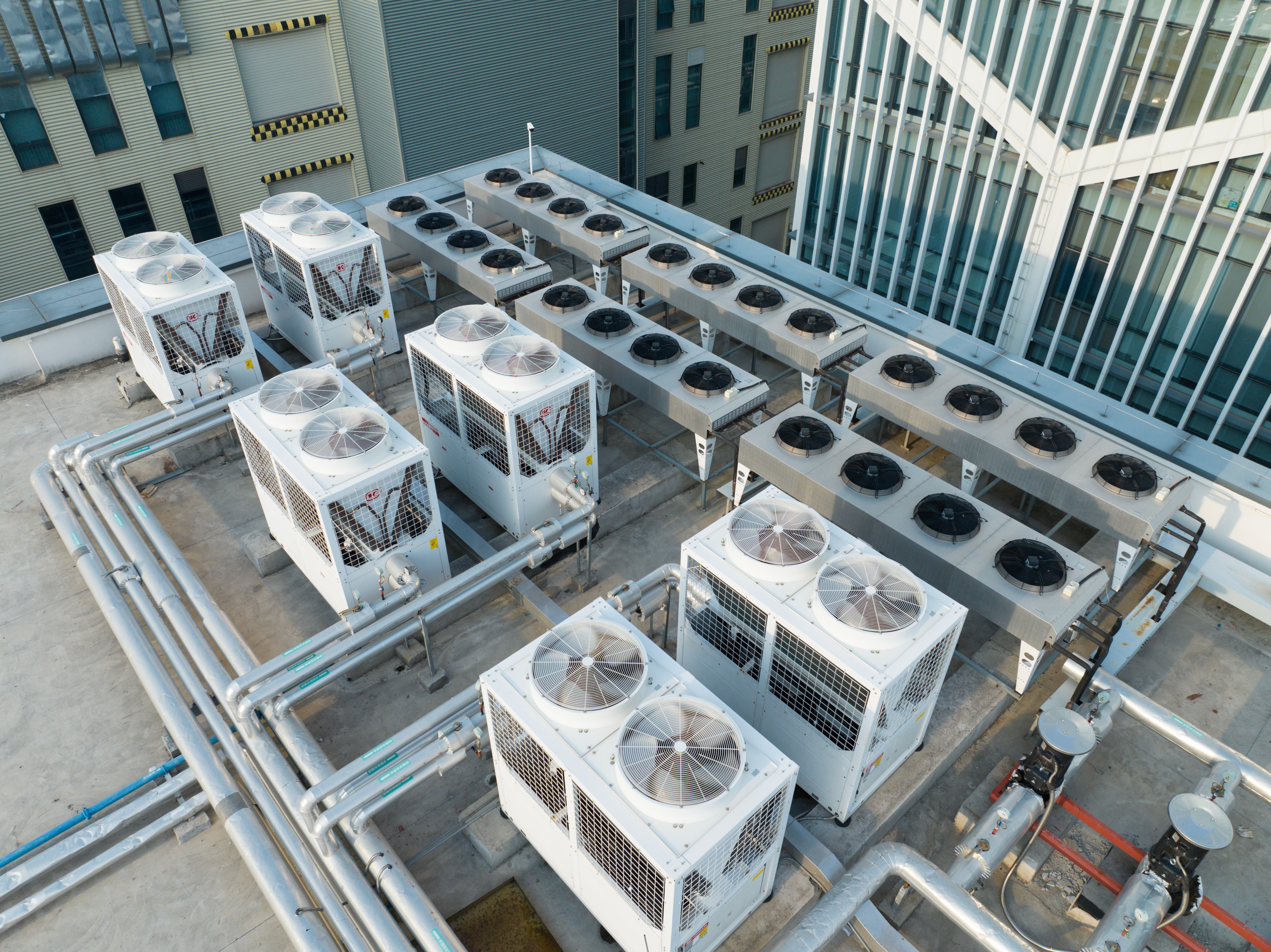 Cooling air conditioner ventilation fan