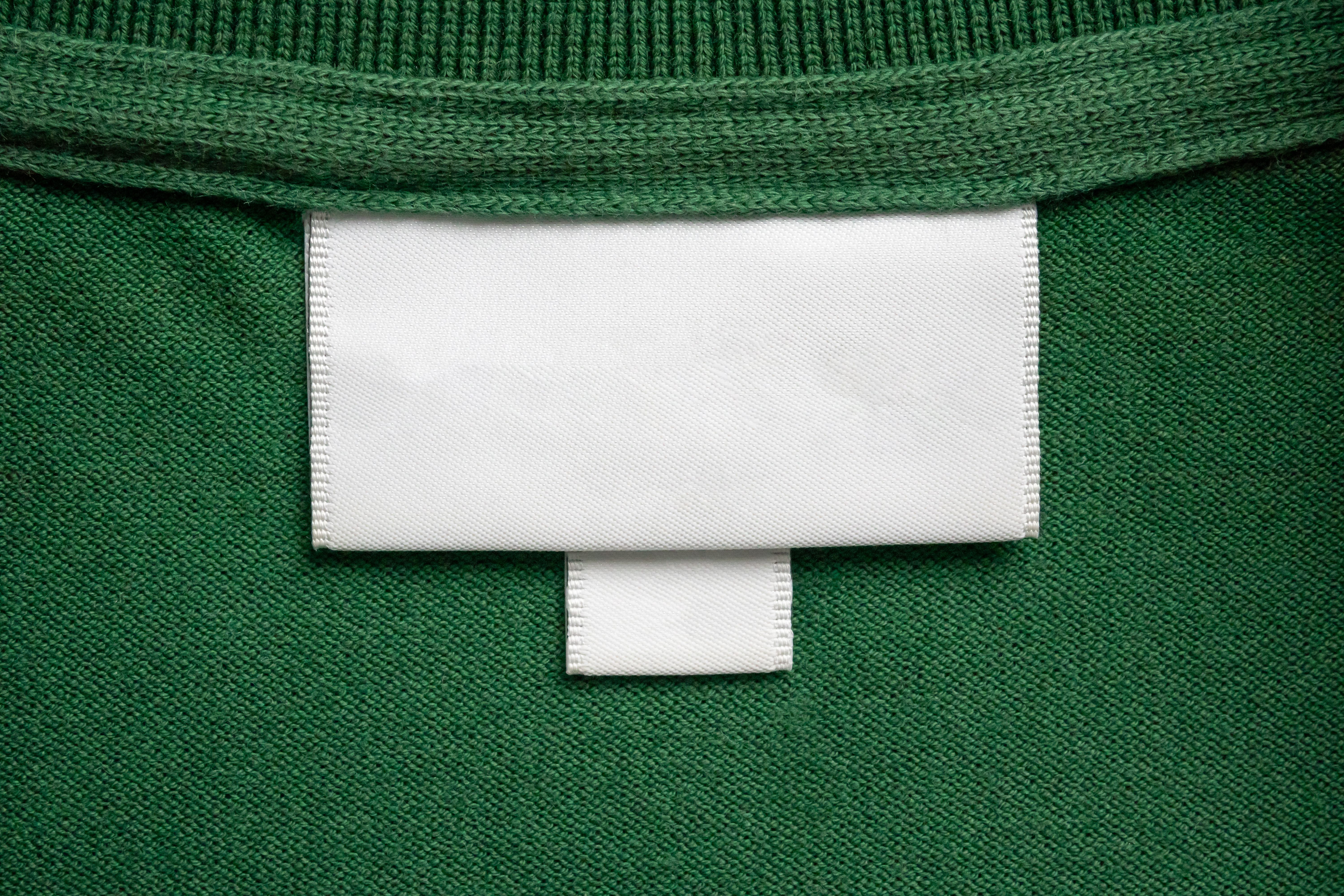fabric care label