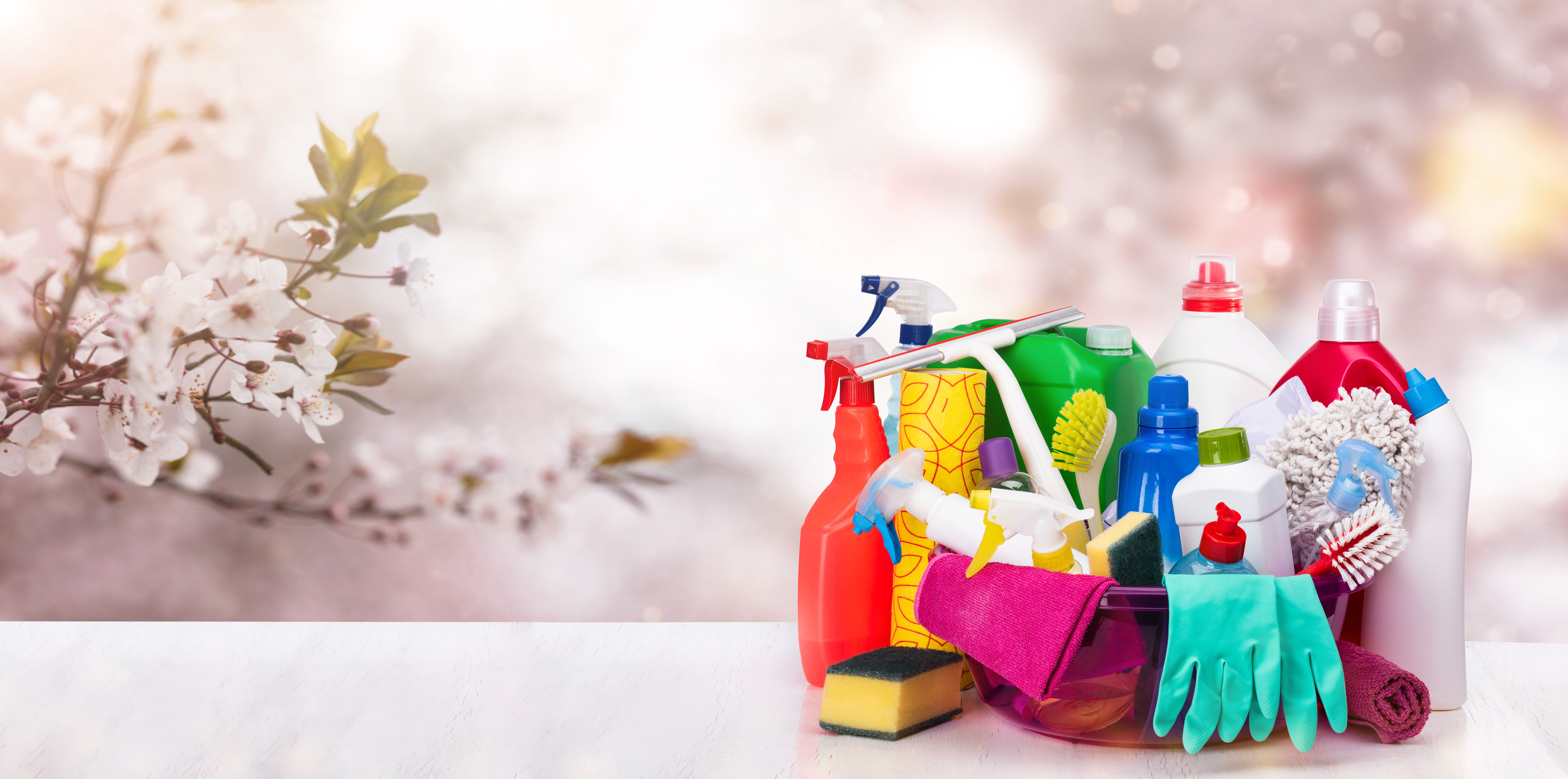 Cleaning items in basket