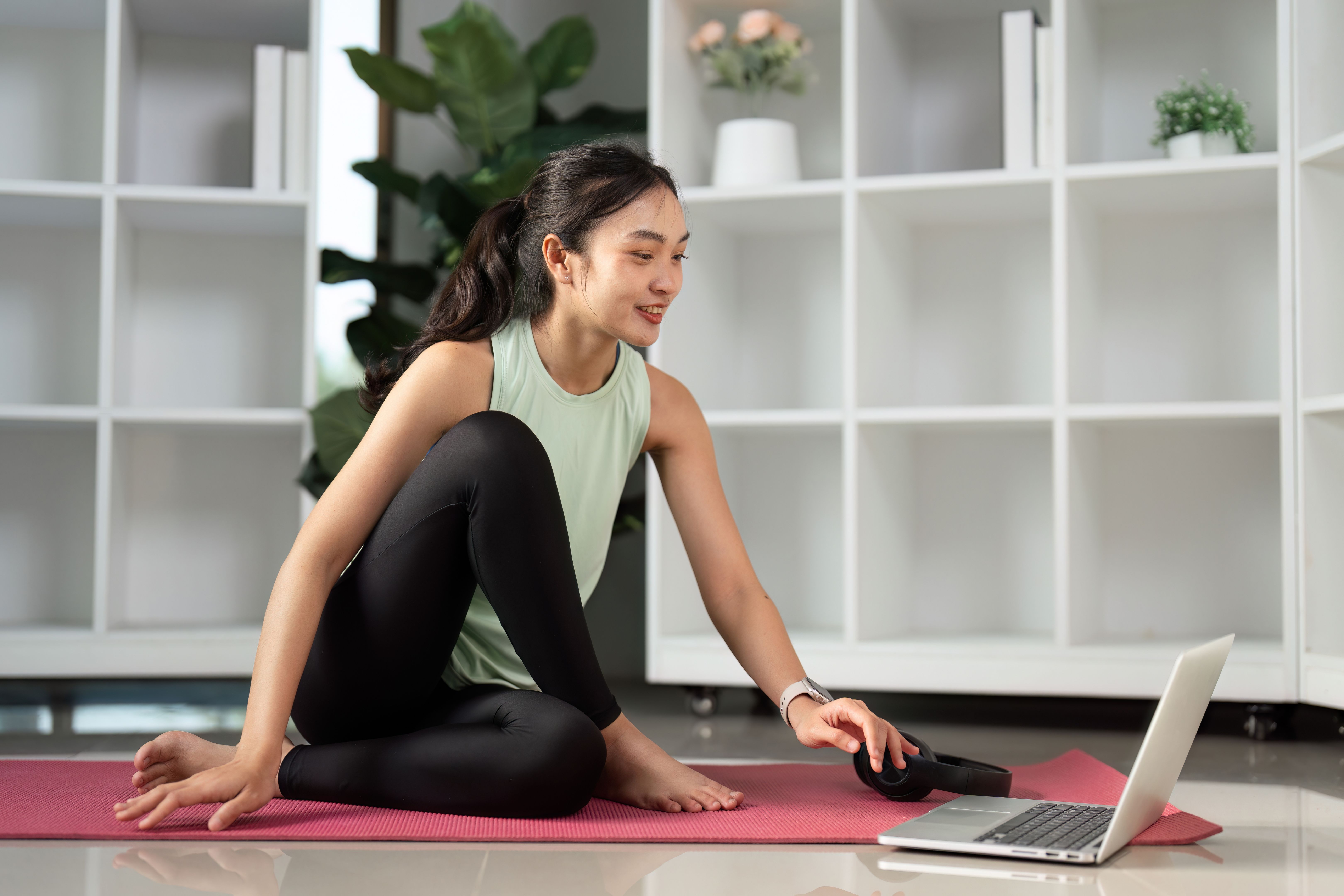 virtual workout session