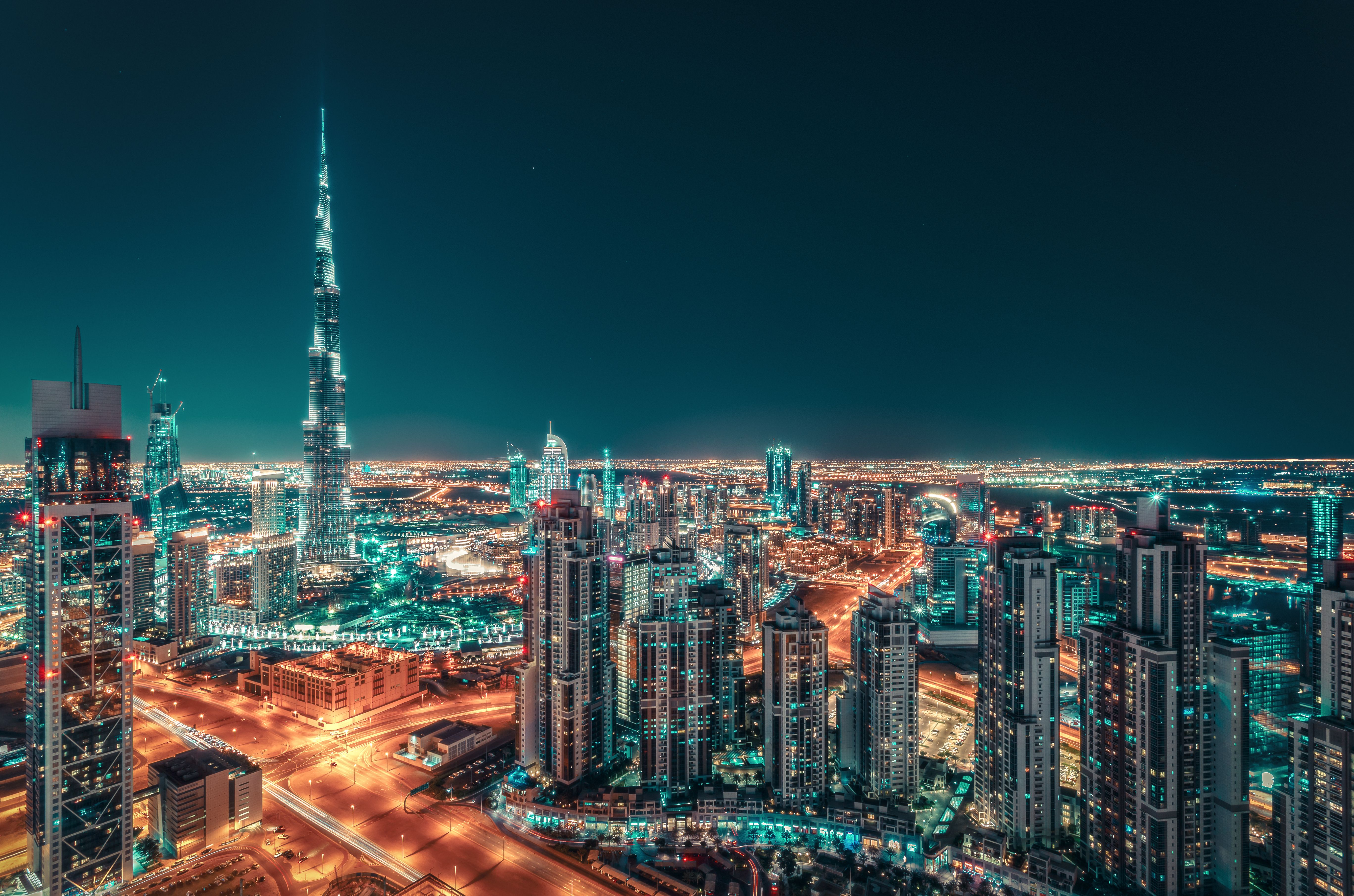 dubai night lights