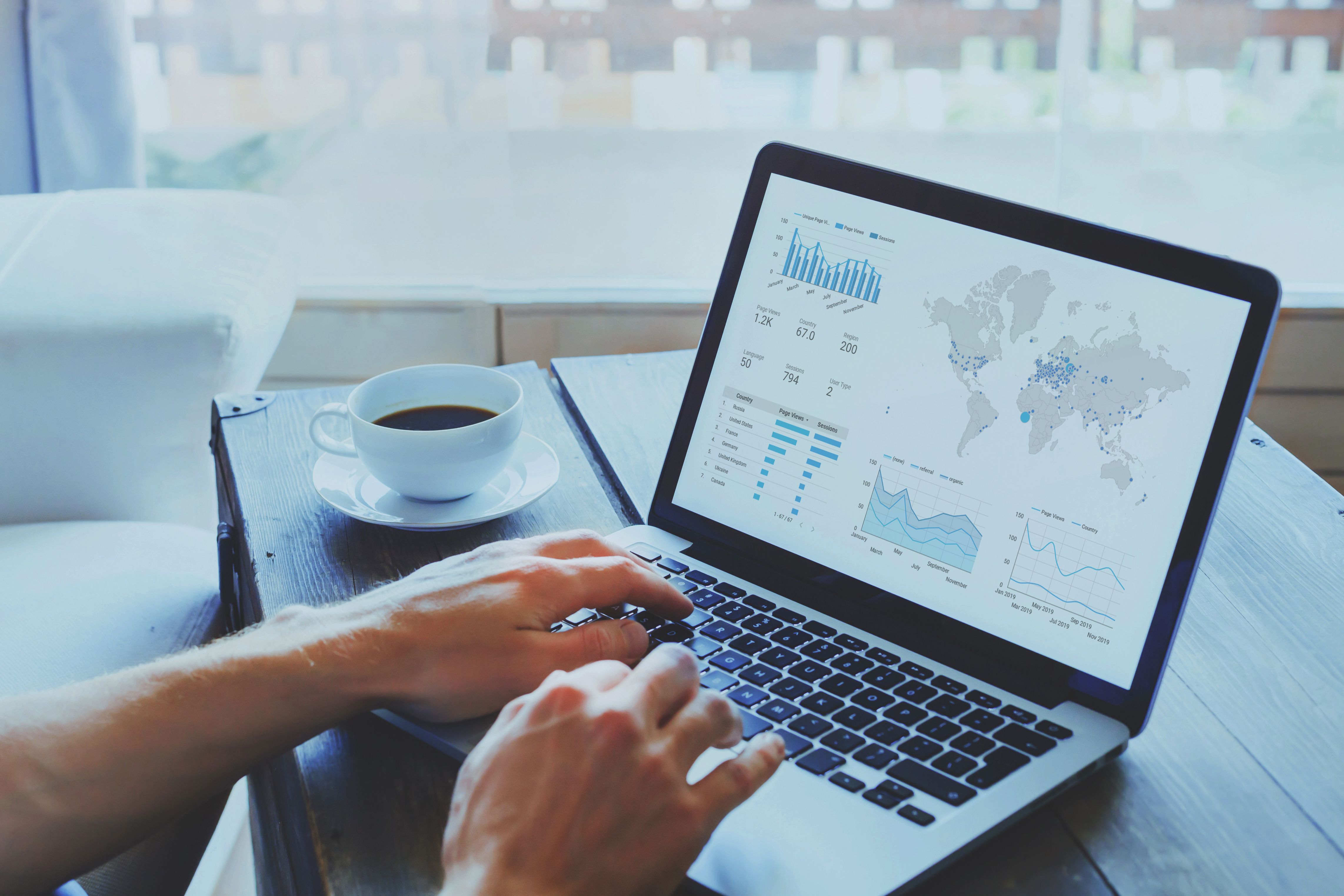 trading dashboard