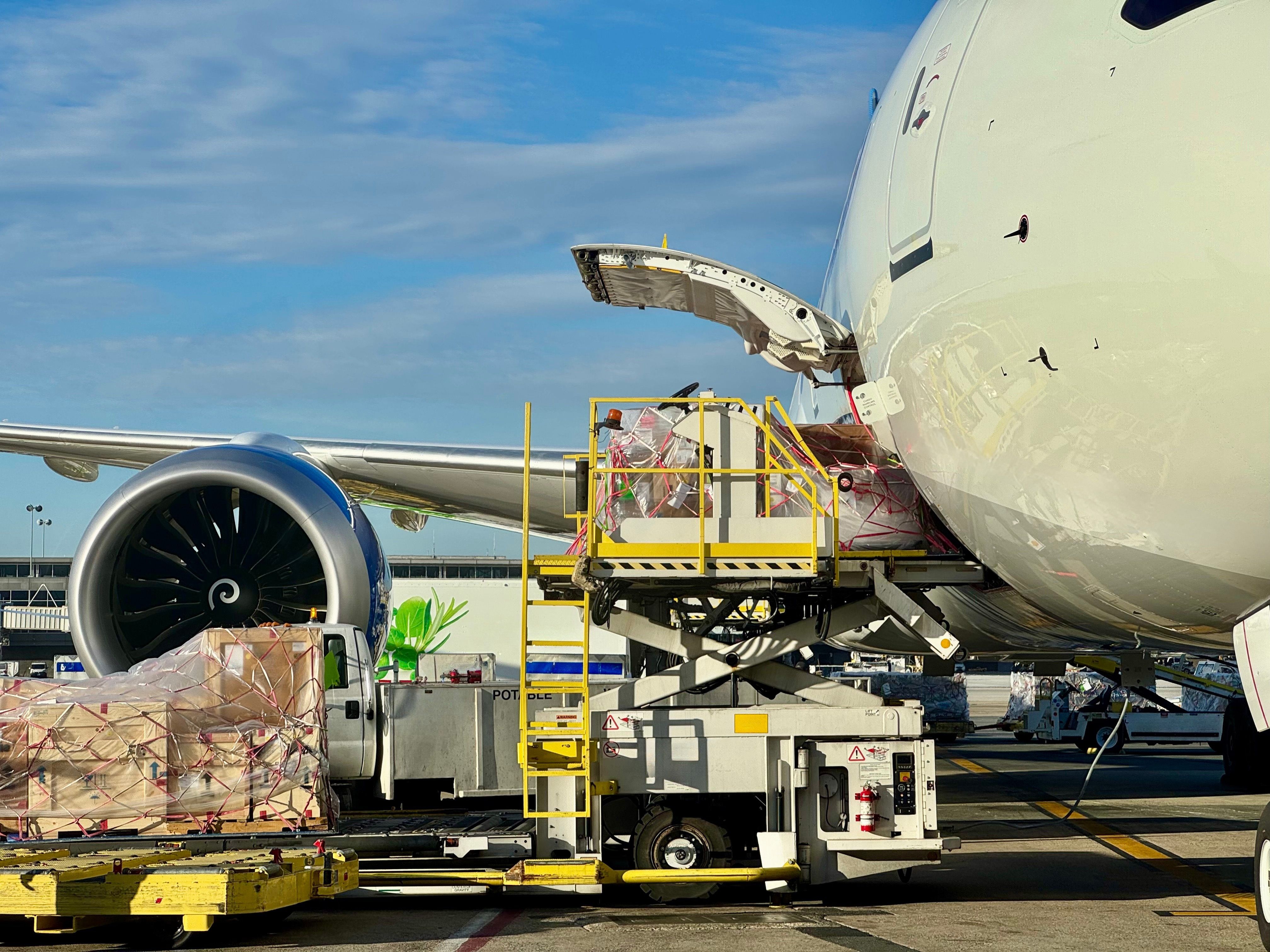 Cargo operations at an airport