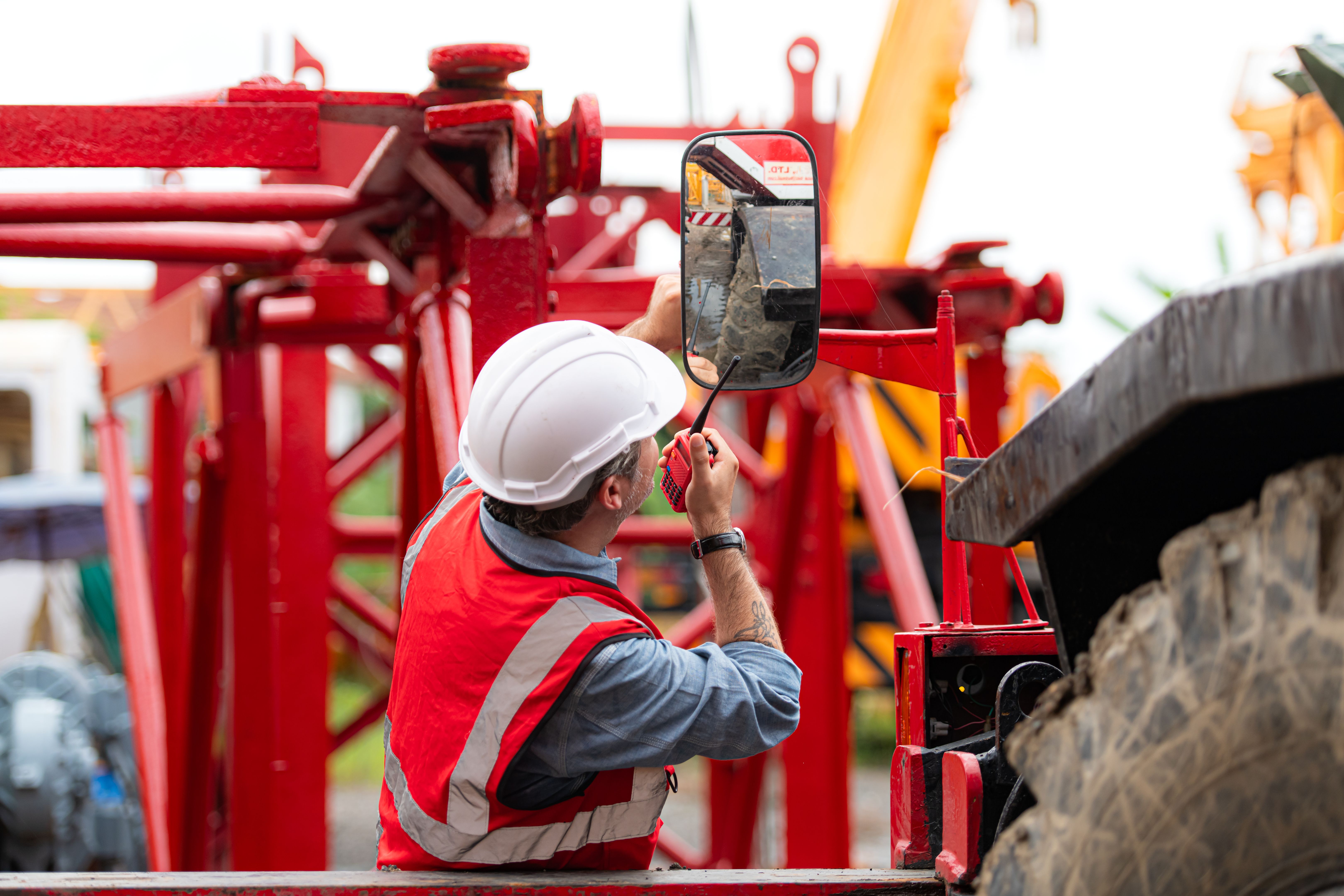 crane operator winter gear