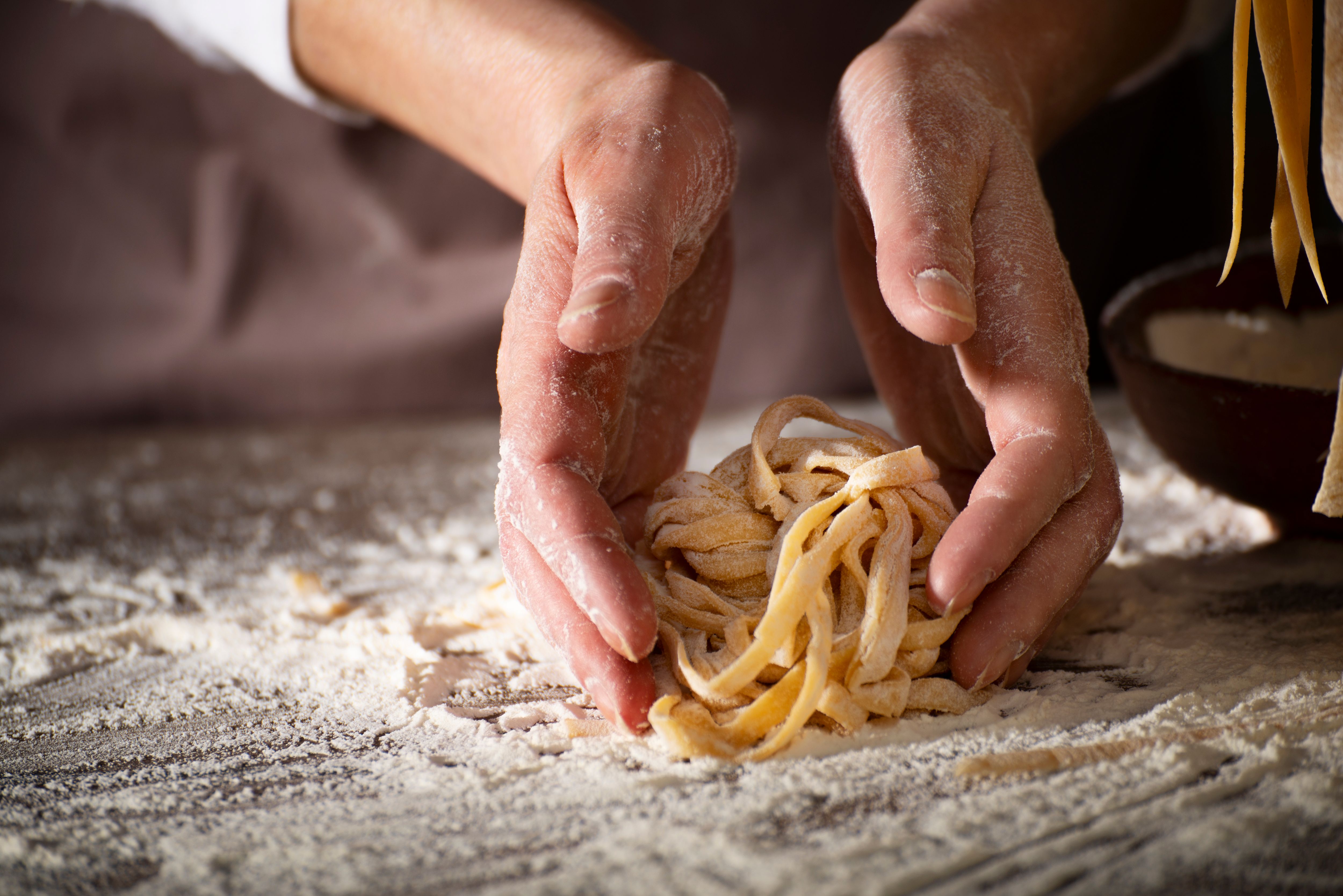 drying pasta