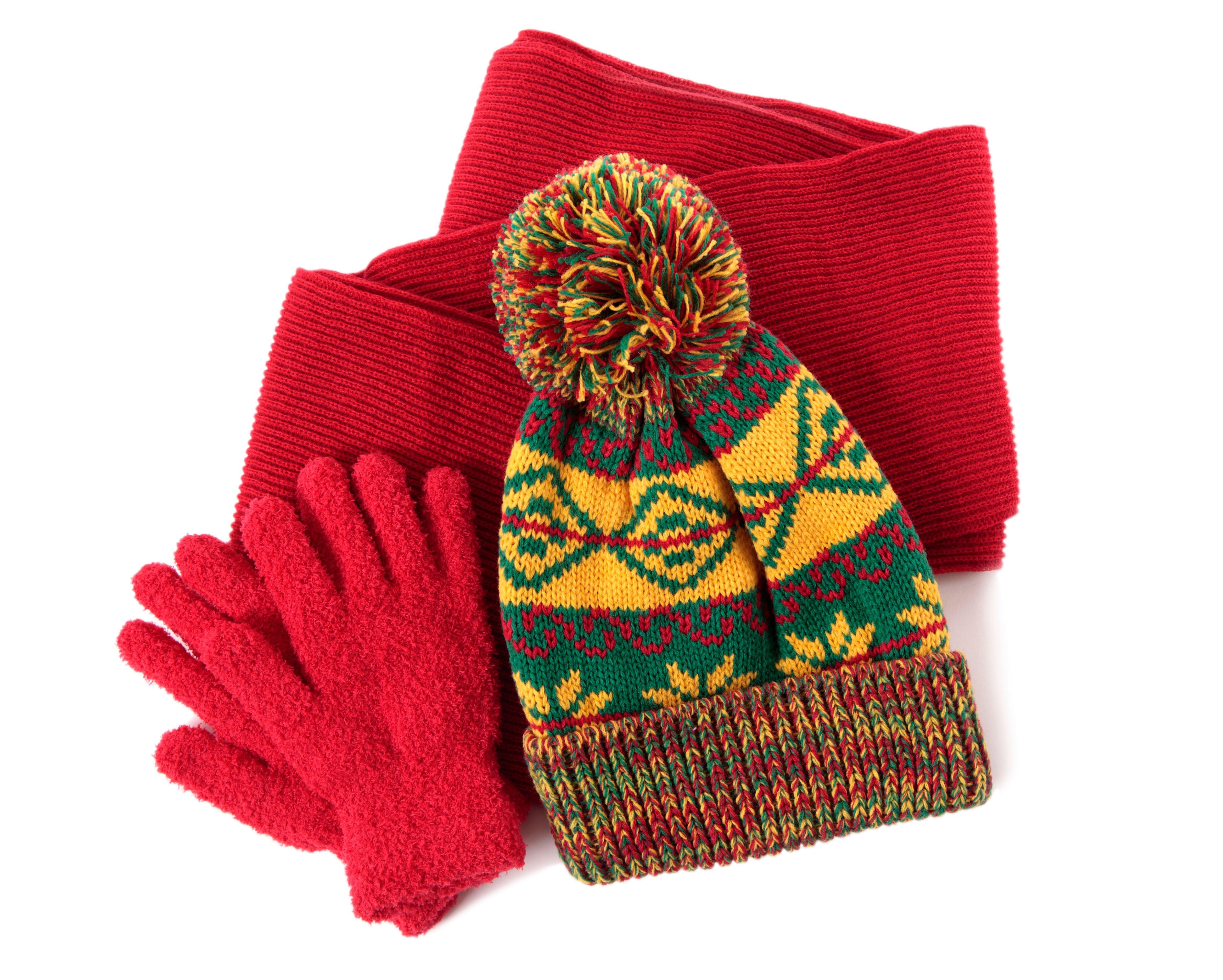 scarves and gloves