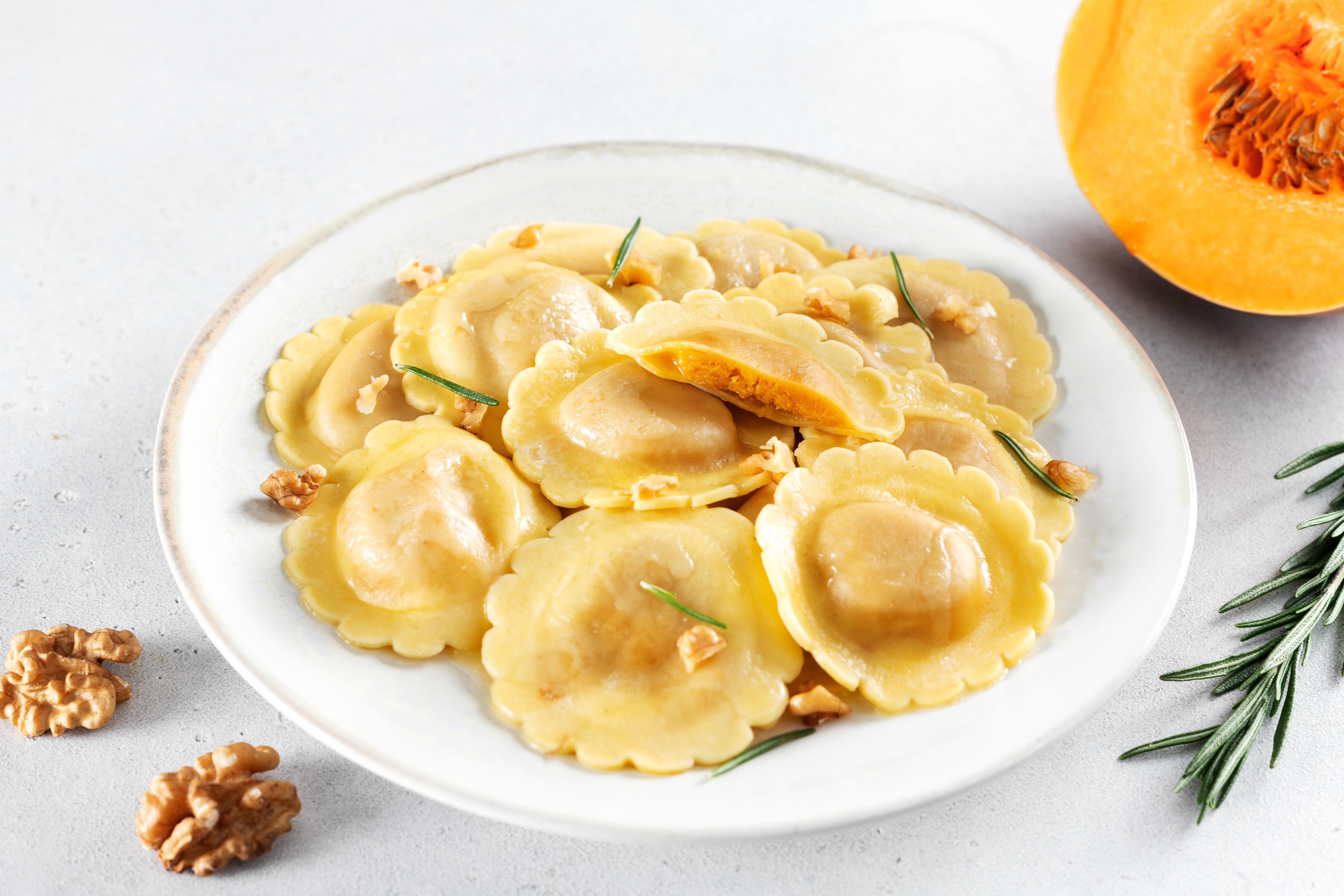 pumpkin ravioli