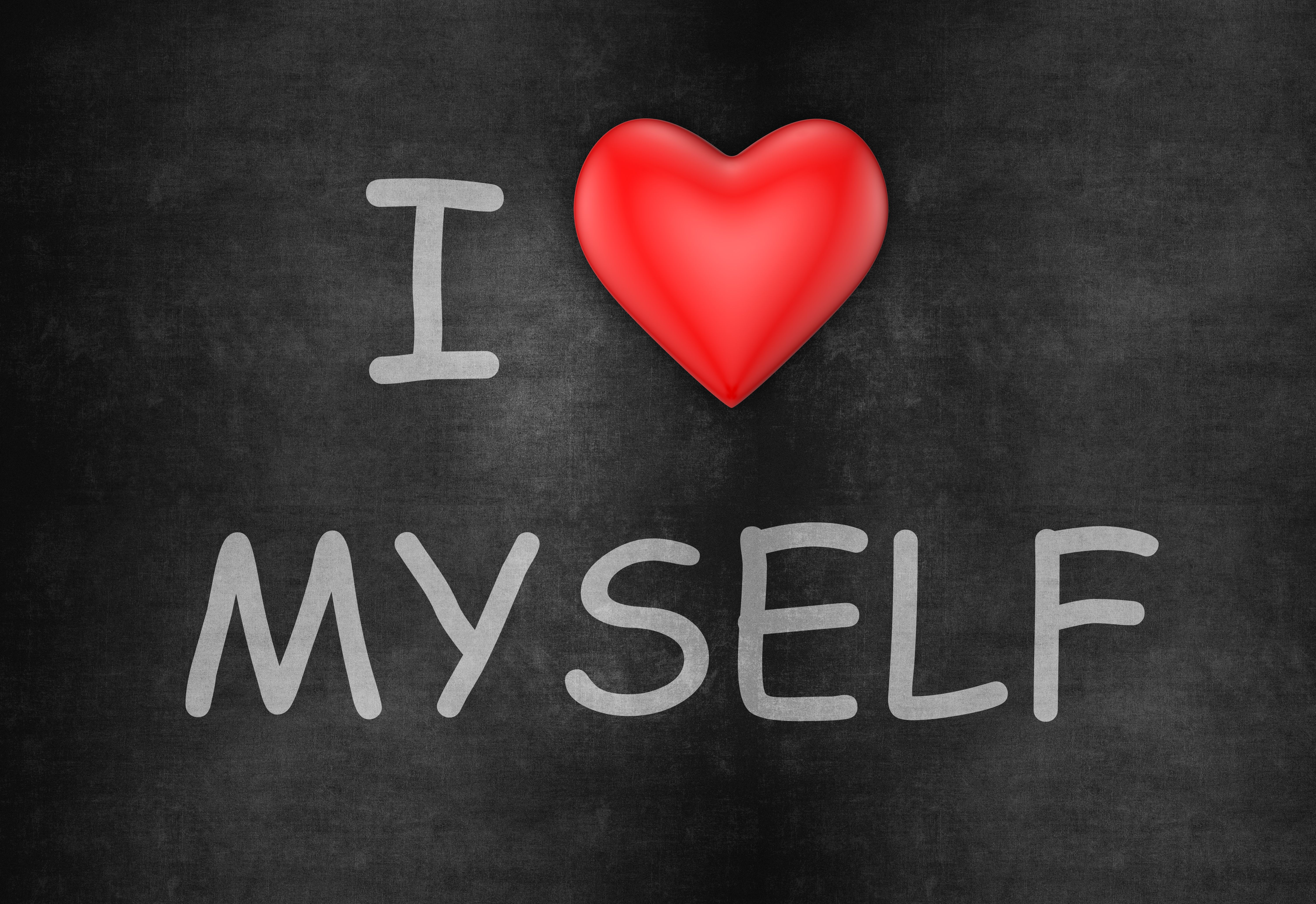 I love myself phrase